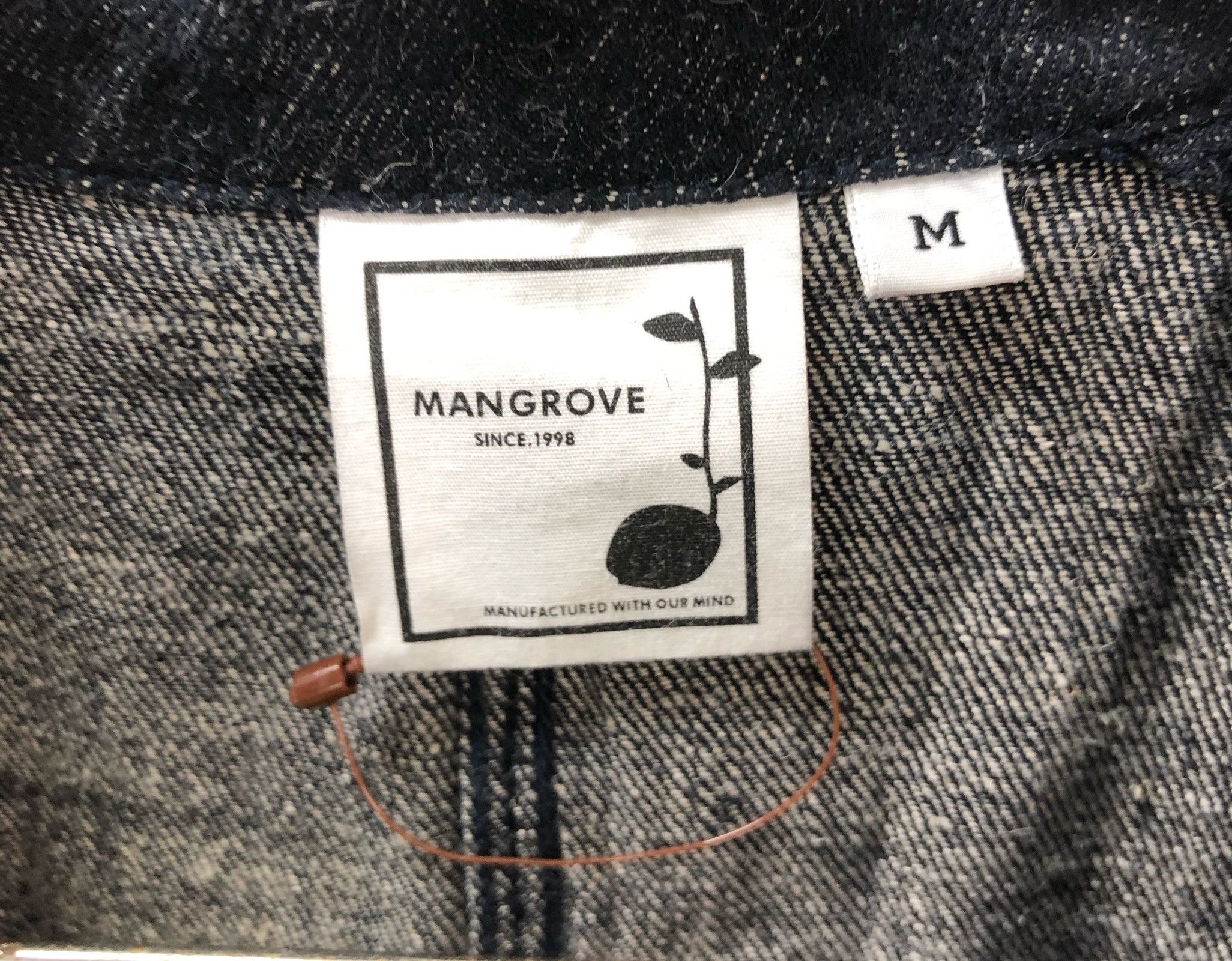 Indigo Mangrove Denim Jacket Button Black Fashion Week cw21 Size US M / EU 48-50 / 2 - 12 Thumbnail