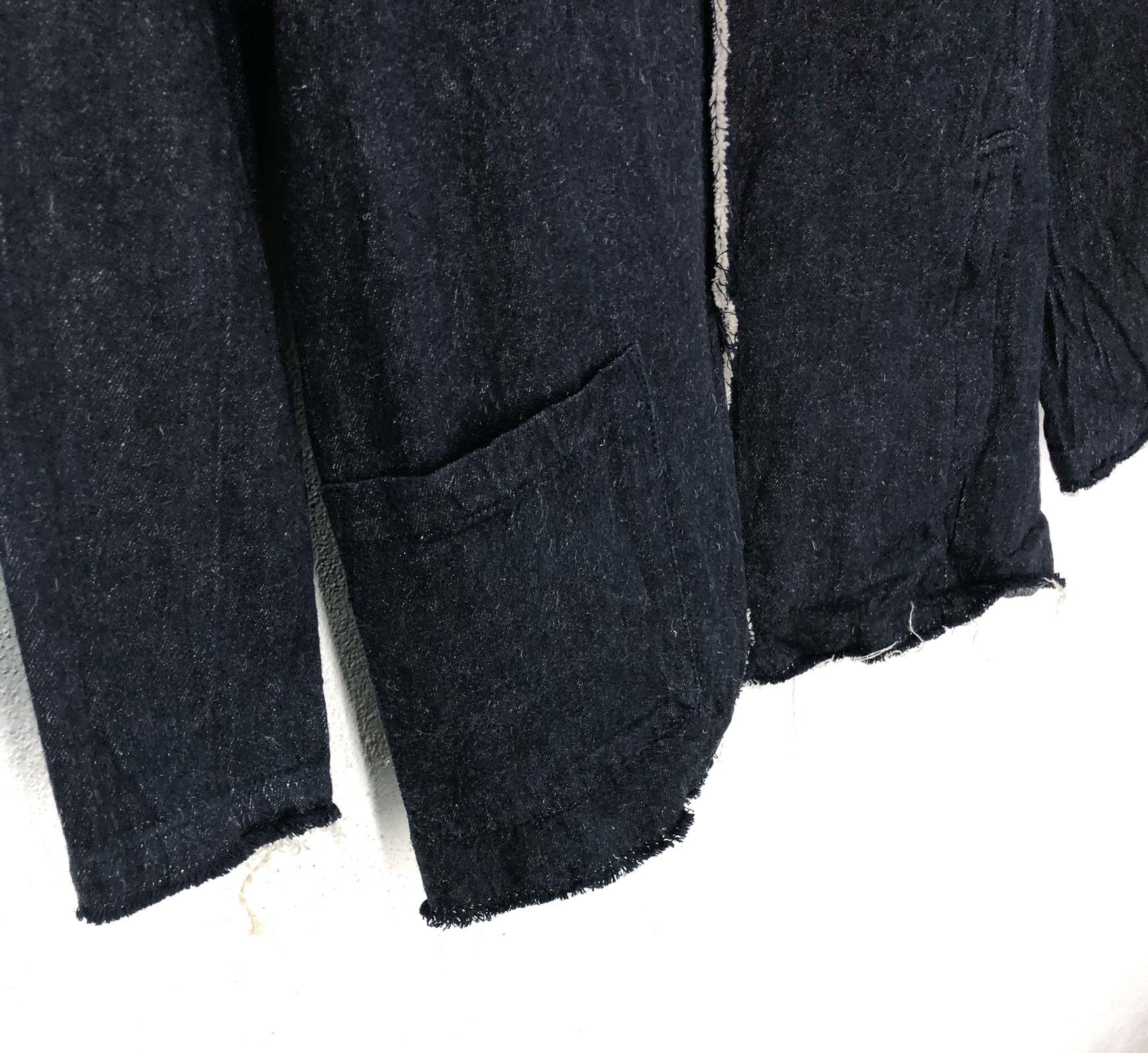 Indigo Mangrove Denim Jacket Button Black Fashion Week cw21 Size US M / EU 48-50 / 2 - 5 Thumbnail