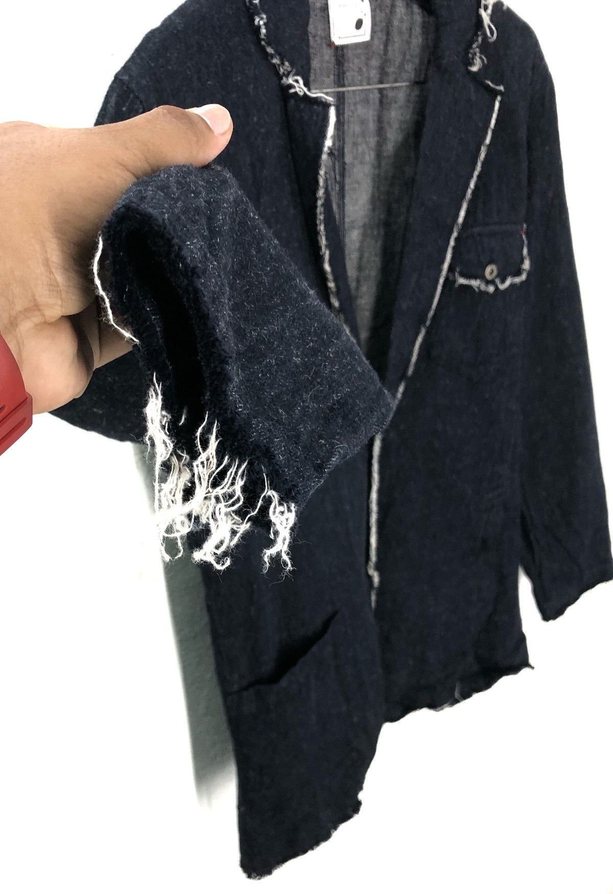 Indigo Mangrove Denim Jacket Button Black Fashion Week cw21 Size US M / EU 48-50 / 2 - 7 Thumbnail