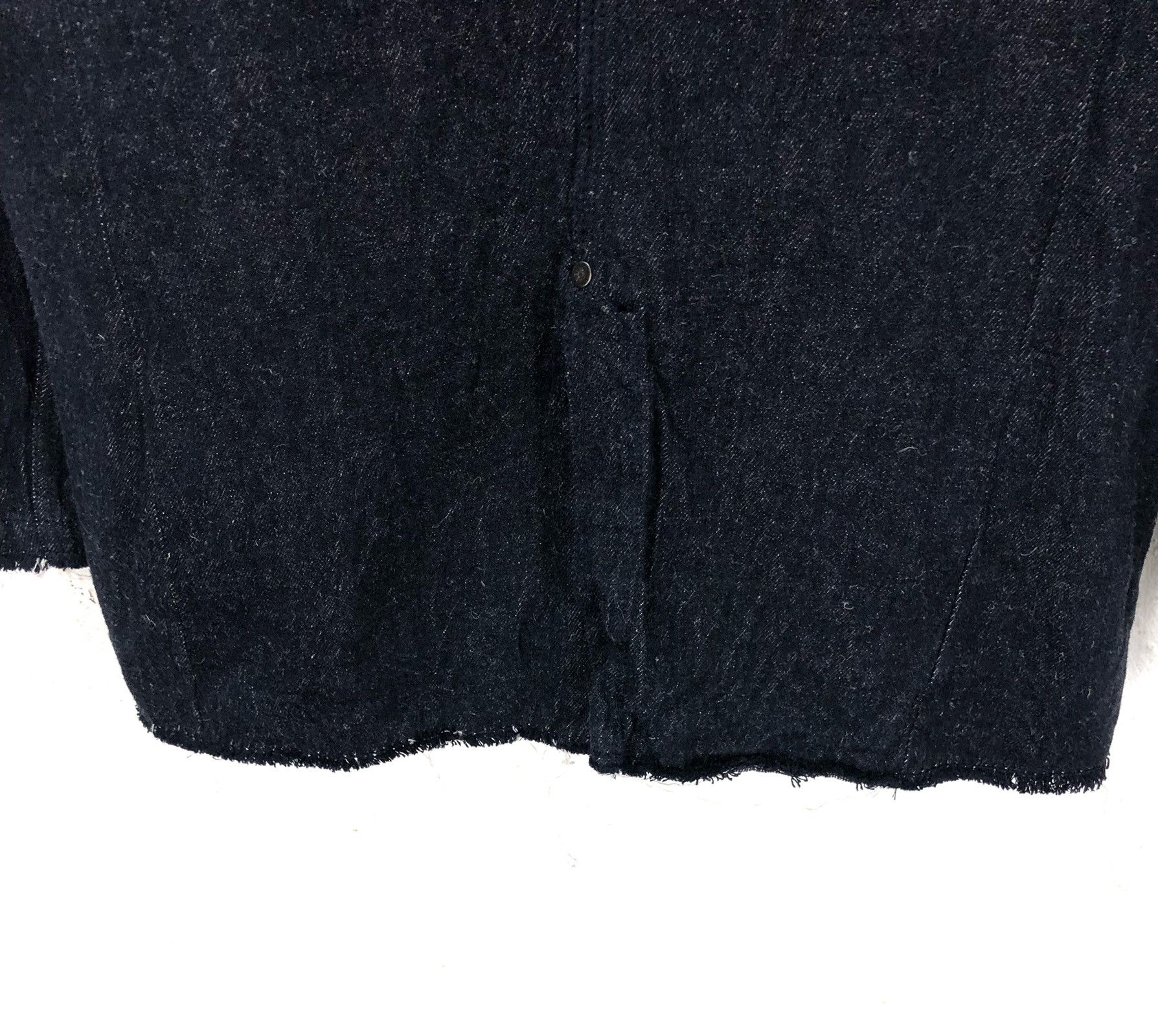 Indigo Mangrove Denim Jacket Button Black Fashion Week cw21 Size US M / EU 48-50 / 2 - 9 Thumbnail