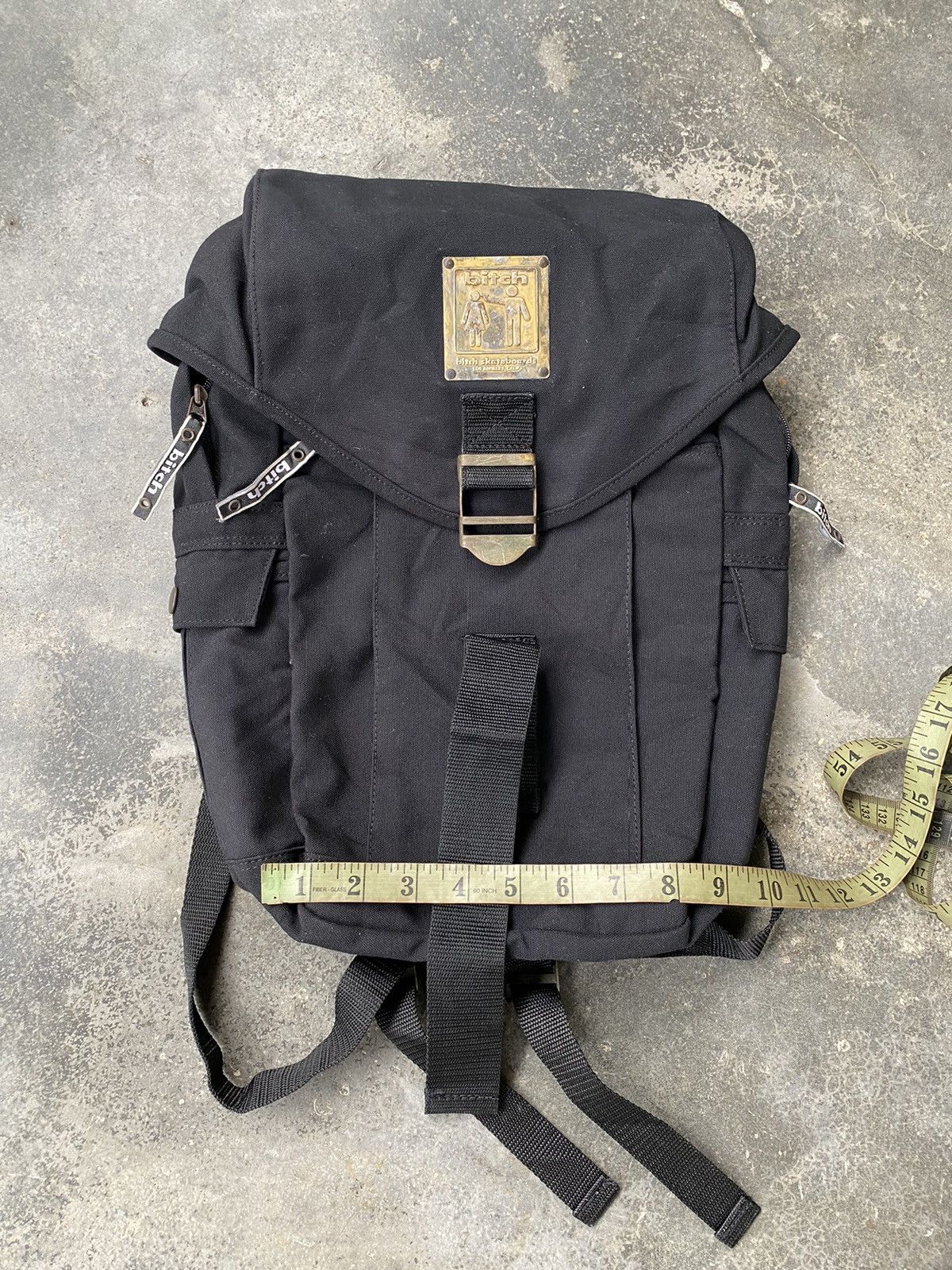 Japanese Brand Vintage Bitch Skateboard Backpack Size ONE SIZE - 15 Thumbnail