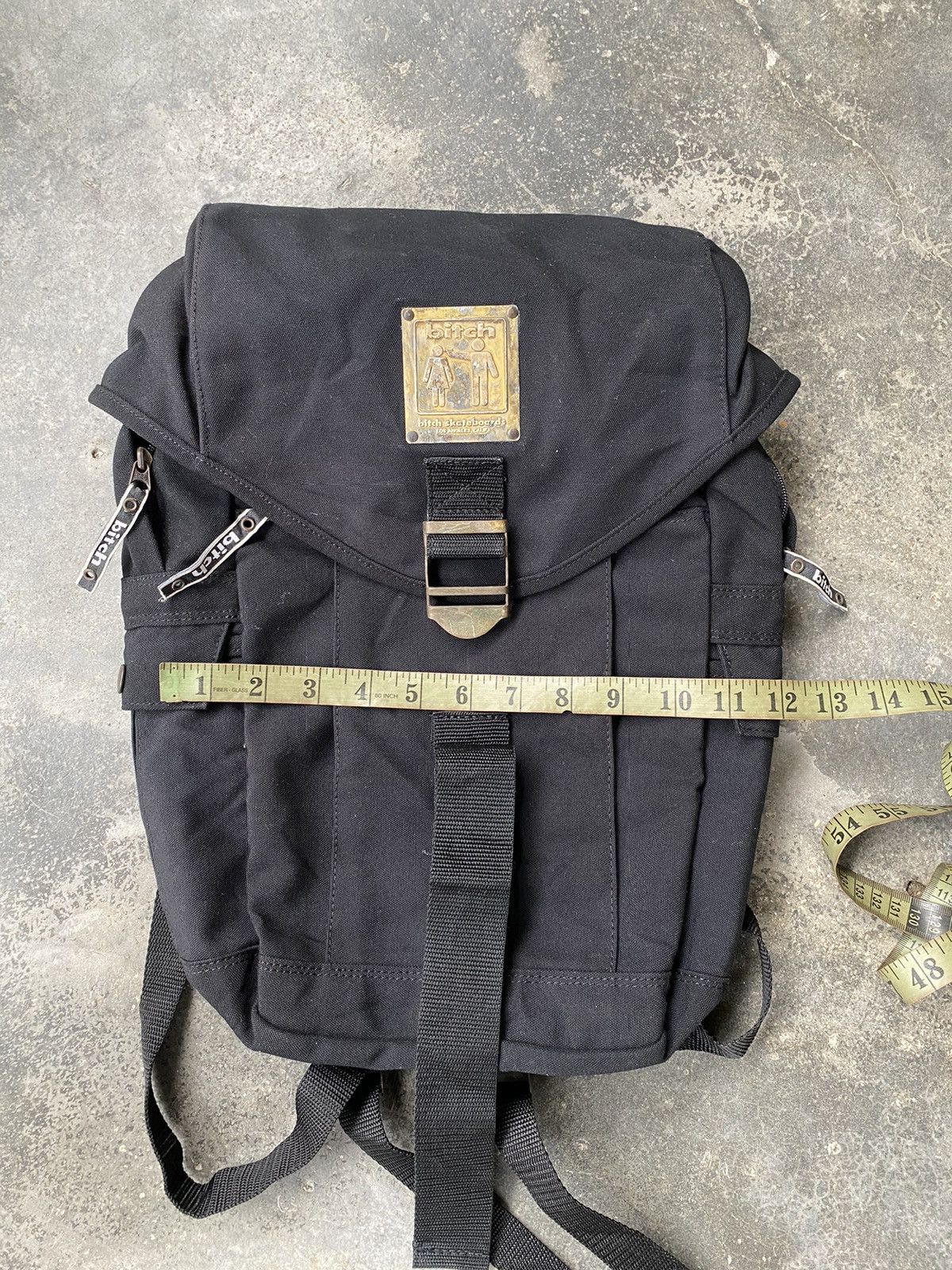 Japanese Brand Vintage Bitch Skateboard Backpack Size ONE SIZE - 13 Thumbnail