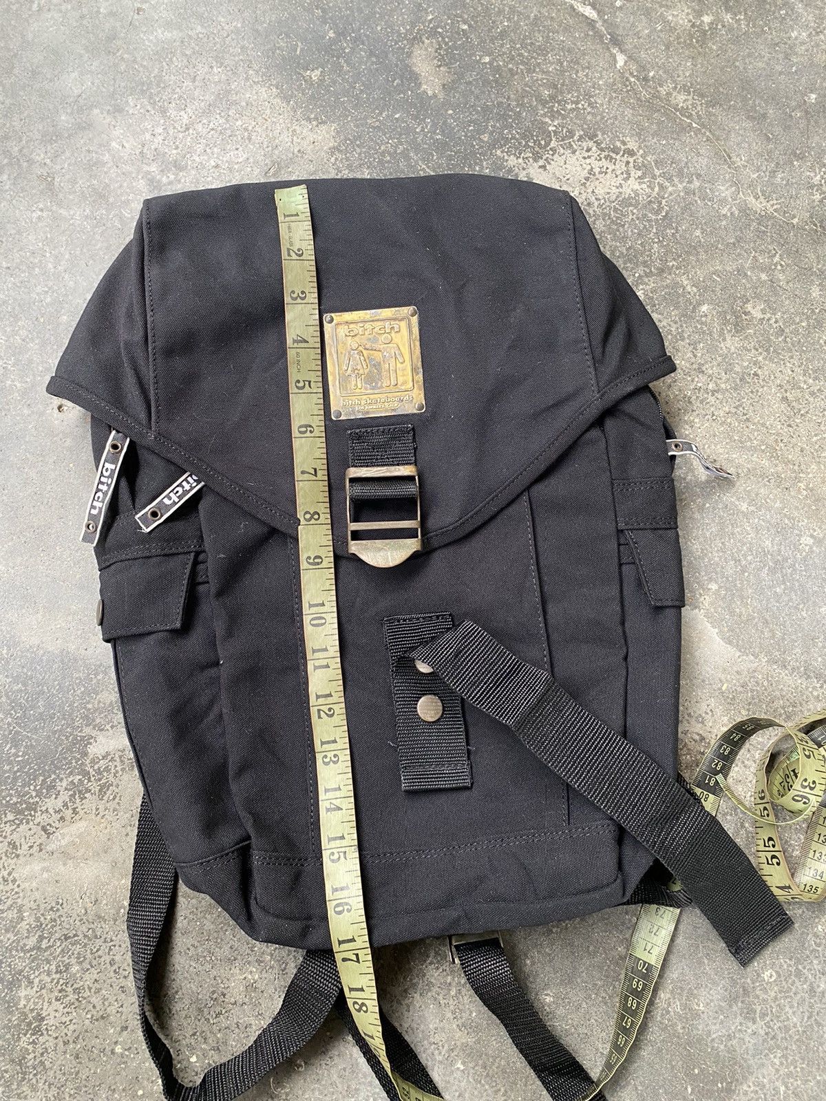 Japanese Brand Vintage Bitch Skateboard Backpack Size ONE SIZE - 16 Thumbnail