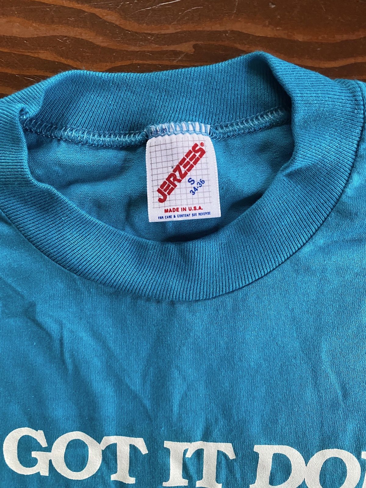 Jerzees Vintage 1991 90s Conqueror Fitness Walkathon Jerzees Tee Size US S / EU 44-46 / 1 - 6 Thumbnail