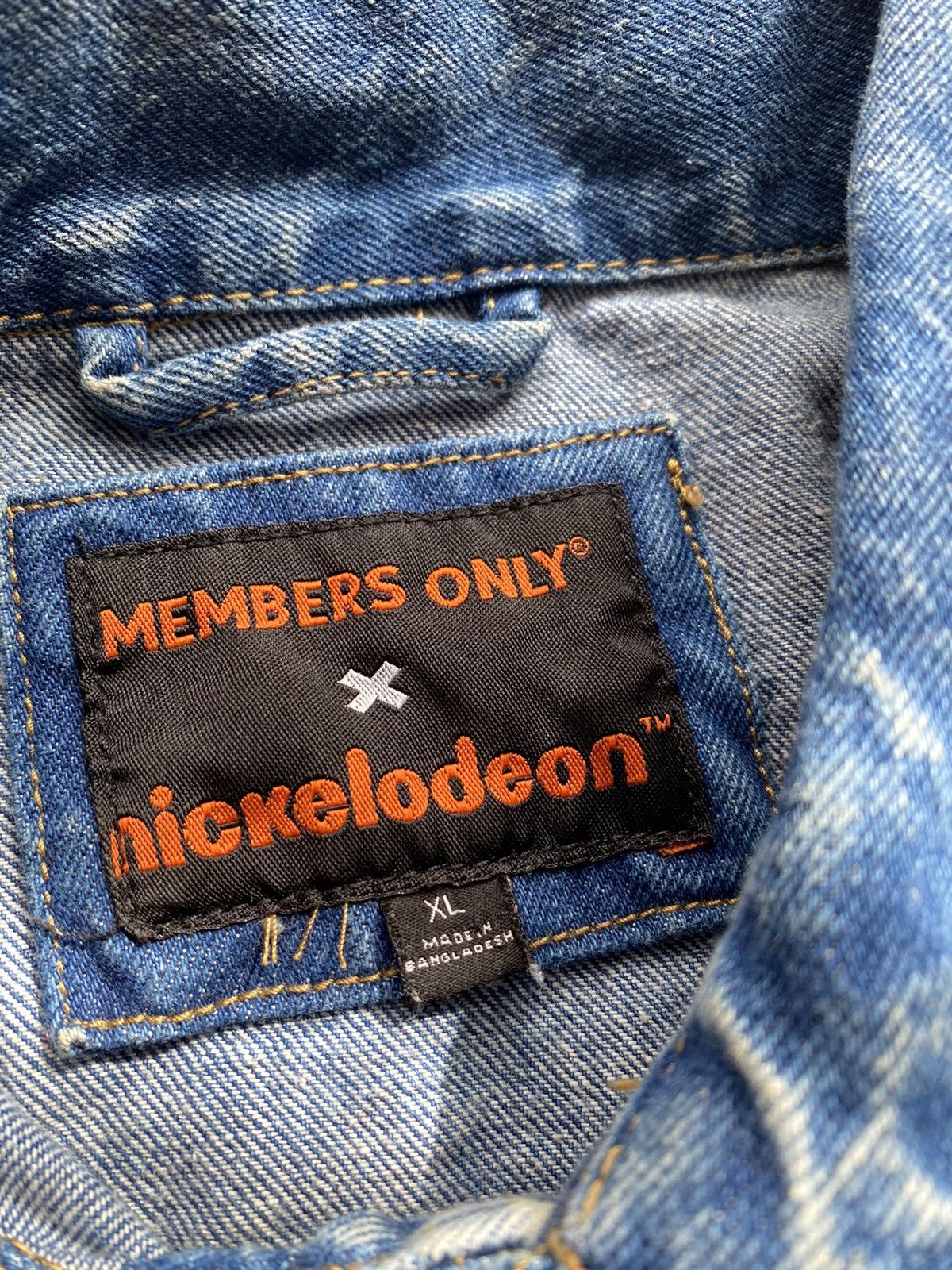Members Only × Nickelodeon Members Only X Rugrats Nickelodeon Denim Trucker Jacket Size US XL / EU 56 / 4 - 9 Thumbnail
