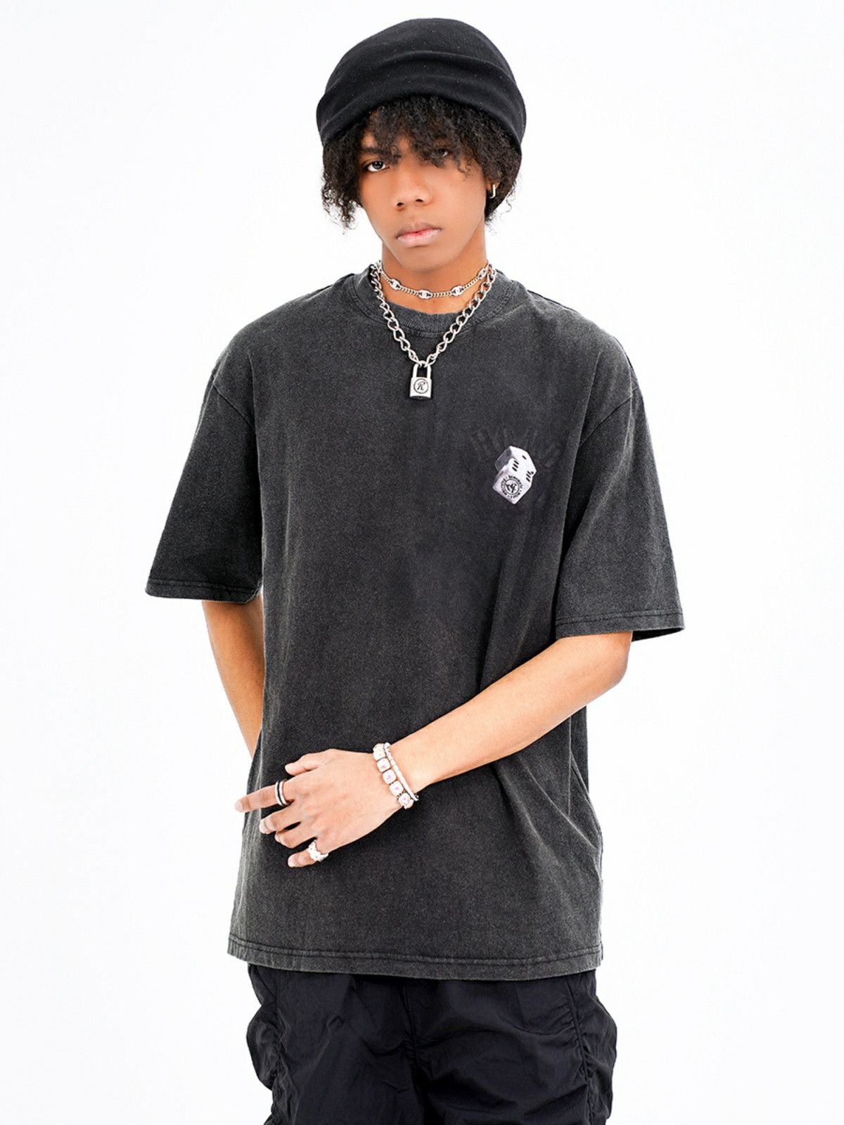 pattern fade tee