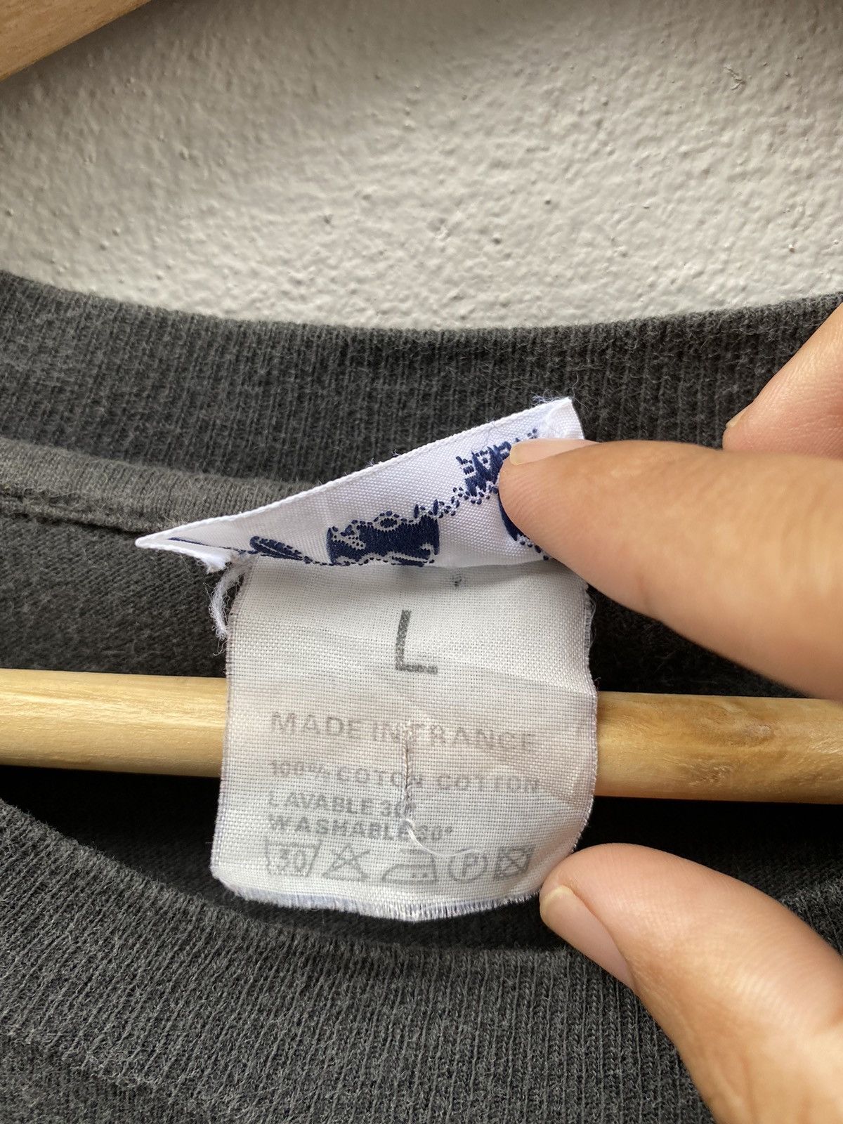 Vintage × agnes b. 💥RARE💥Vintage Sunfaded Agnes B. Center Logo Single Stitch Size US L / EU 52-54 / 3 - 4 Thumbnail