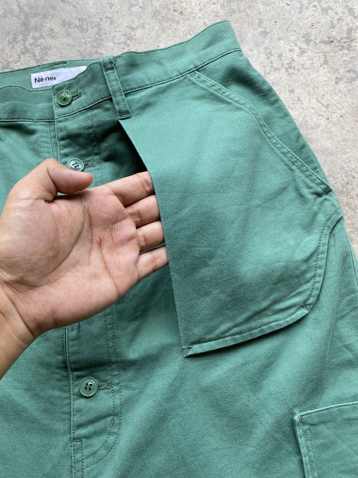 Issey Miyake 💥Ne-net by ISSEY MIYAKE High Rise Multipocket Short Pant Size US 30 / EU 46 - 4 Thumbnail