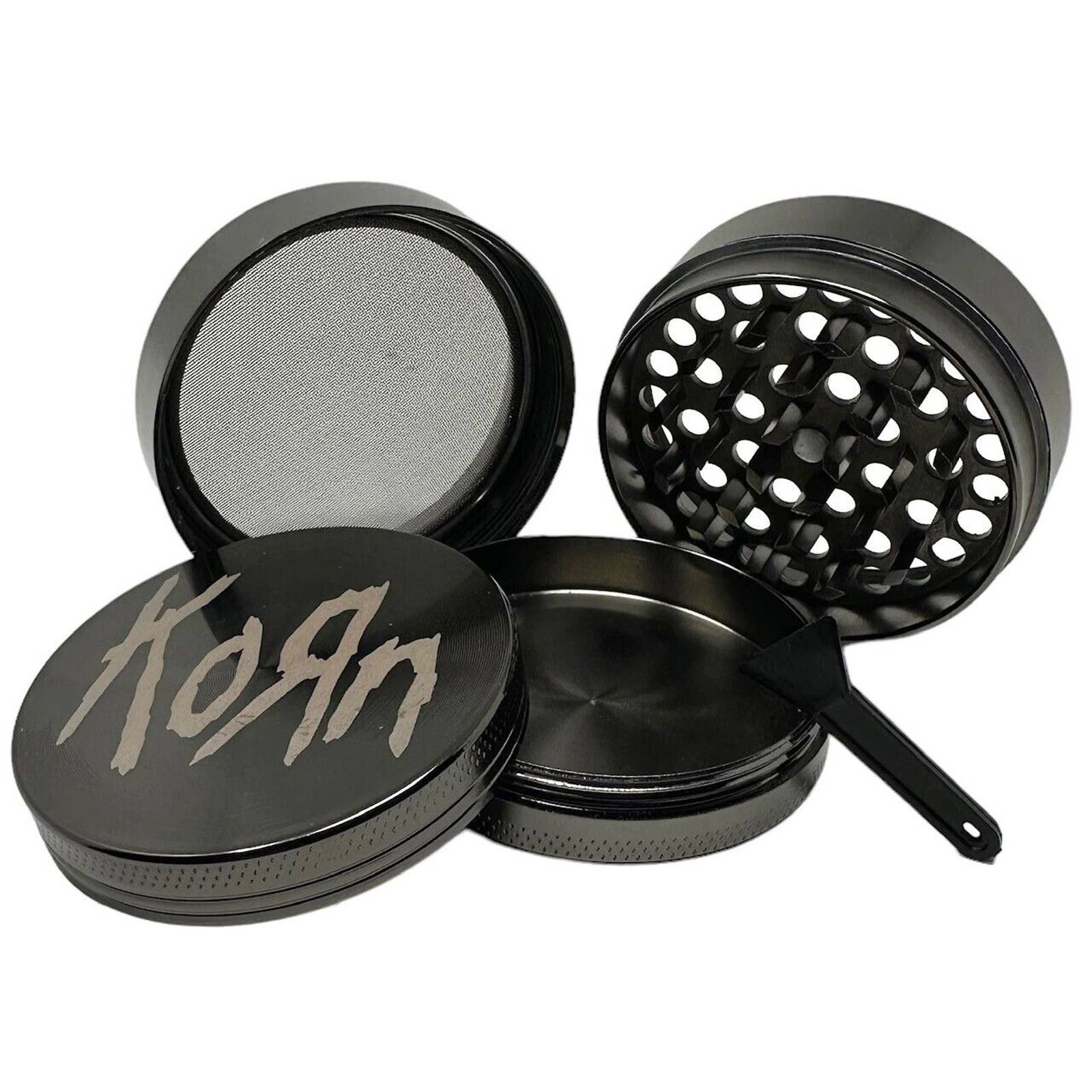 Other Korn Oitanium 4 Part 3 Chamber Herb Tobacco Spice Grinder Size ONE SIZE - 3 Thumbnail