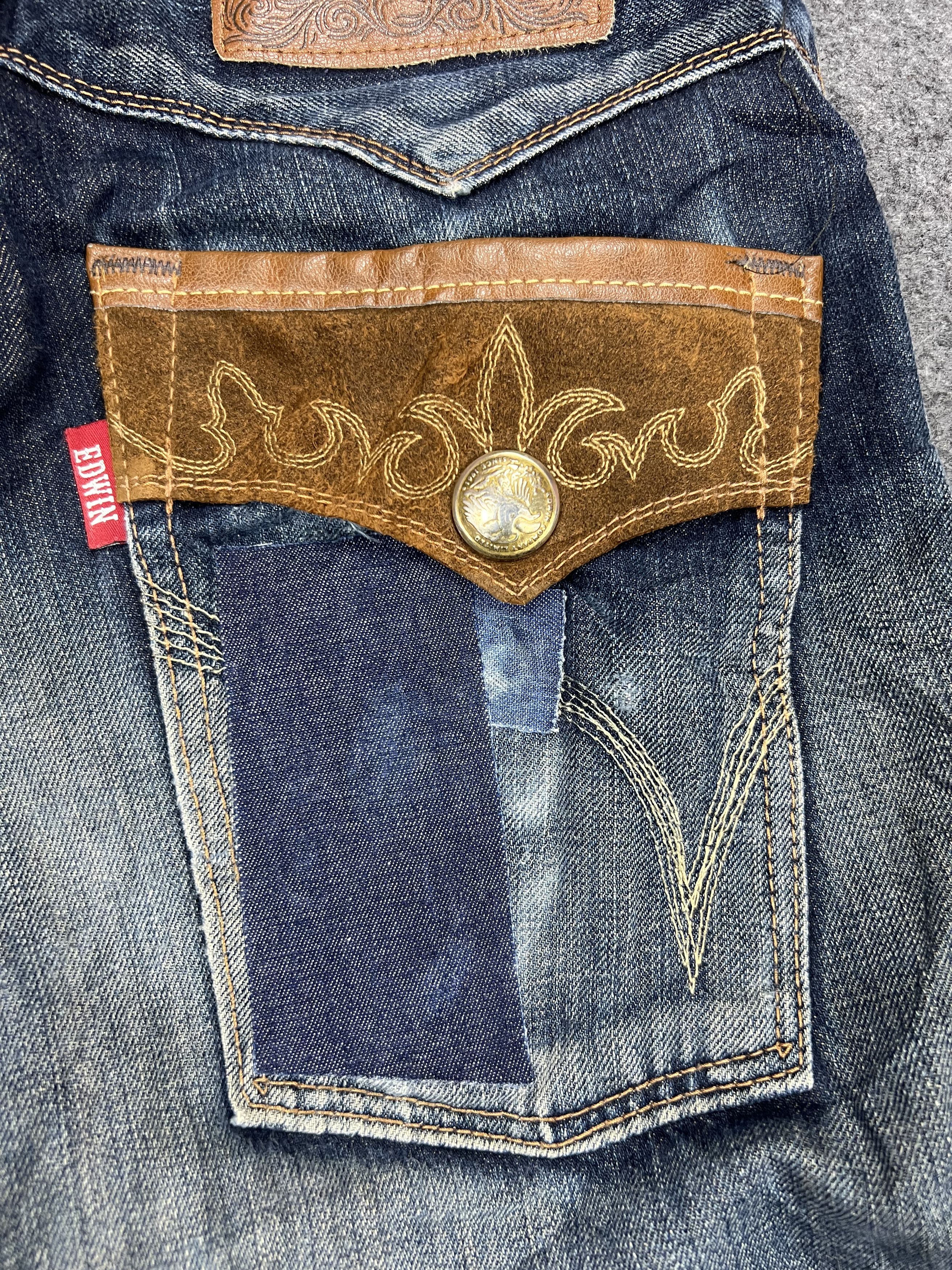 Edwin × Japanese Brand Distressed Edwin Exclusive Rusty Jeans Size US 28 / EU 44 - 15 Thumbnail