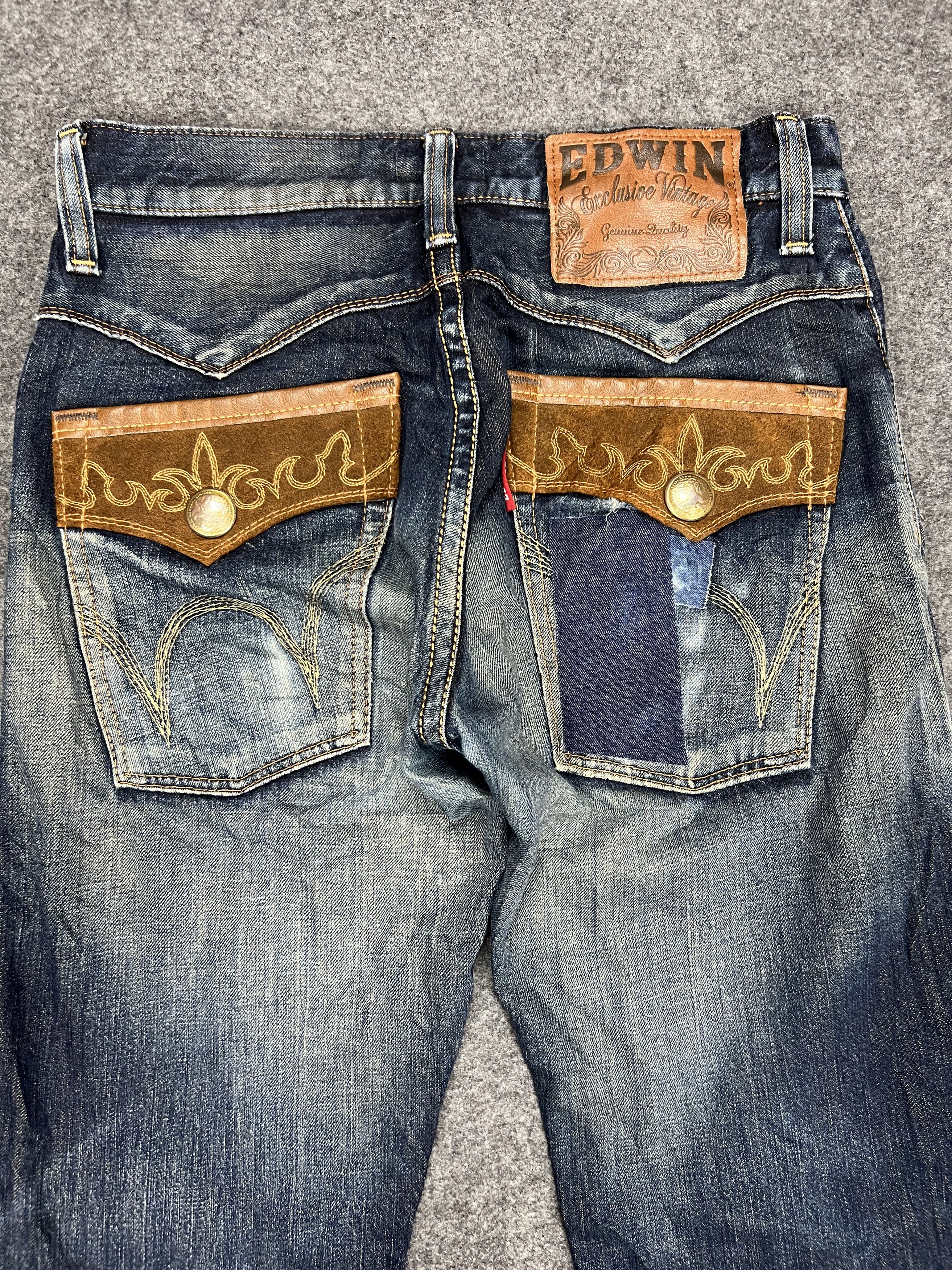 Edwin × Japanese Brand Distressed Edwin Exclusive Rusty Jeans Size US 28 / EU 44 - 11 Thumbnail