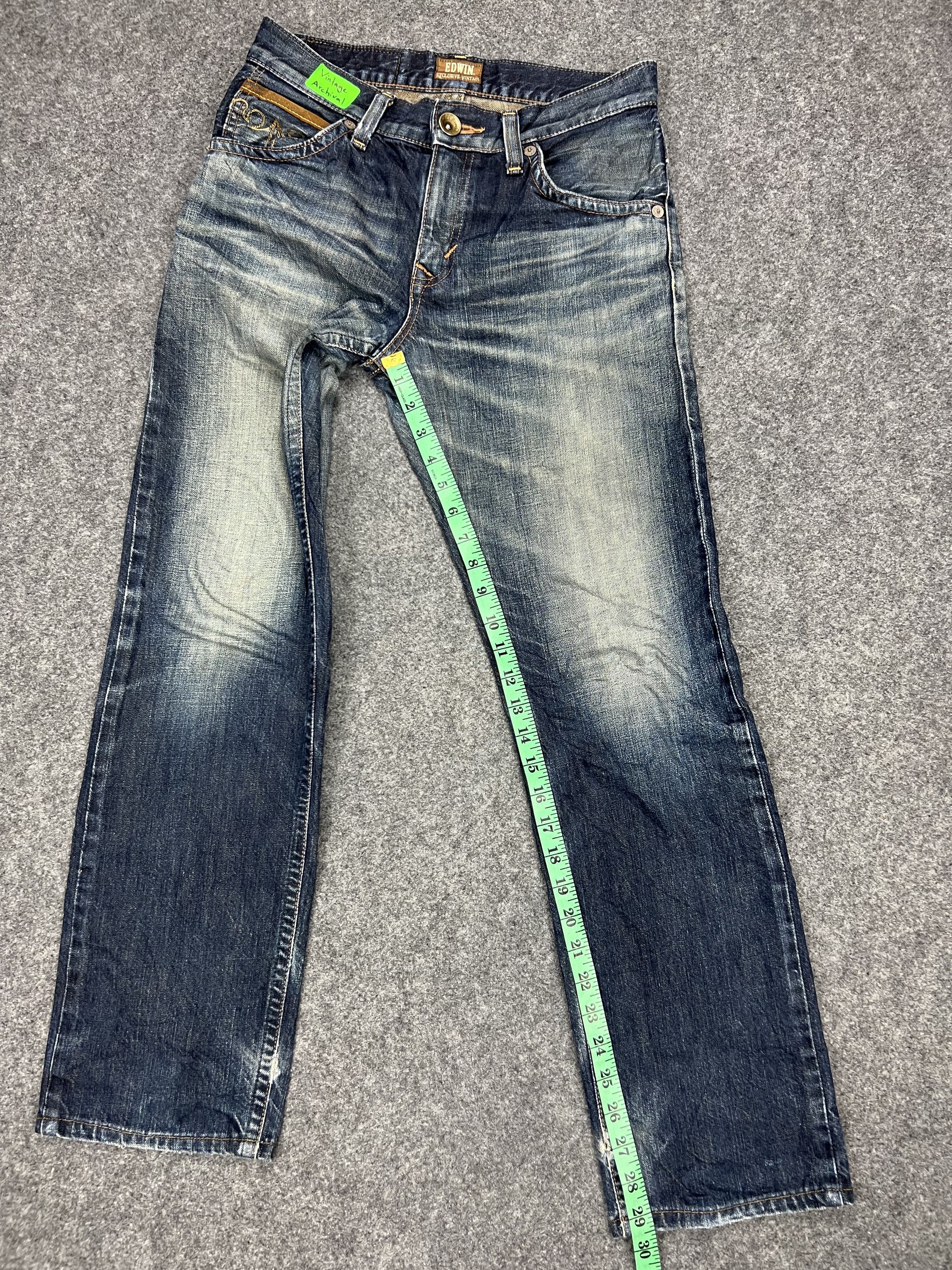 Edwin × Japanese Brand Distressed Edwin Exclusive Rusty Jeans Size US 28 / EU 44 - 9 Thumbnail