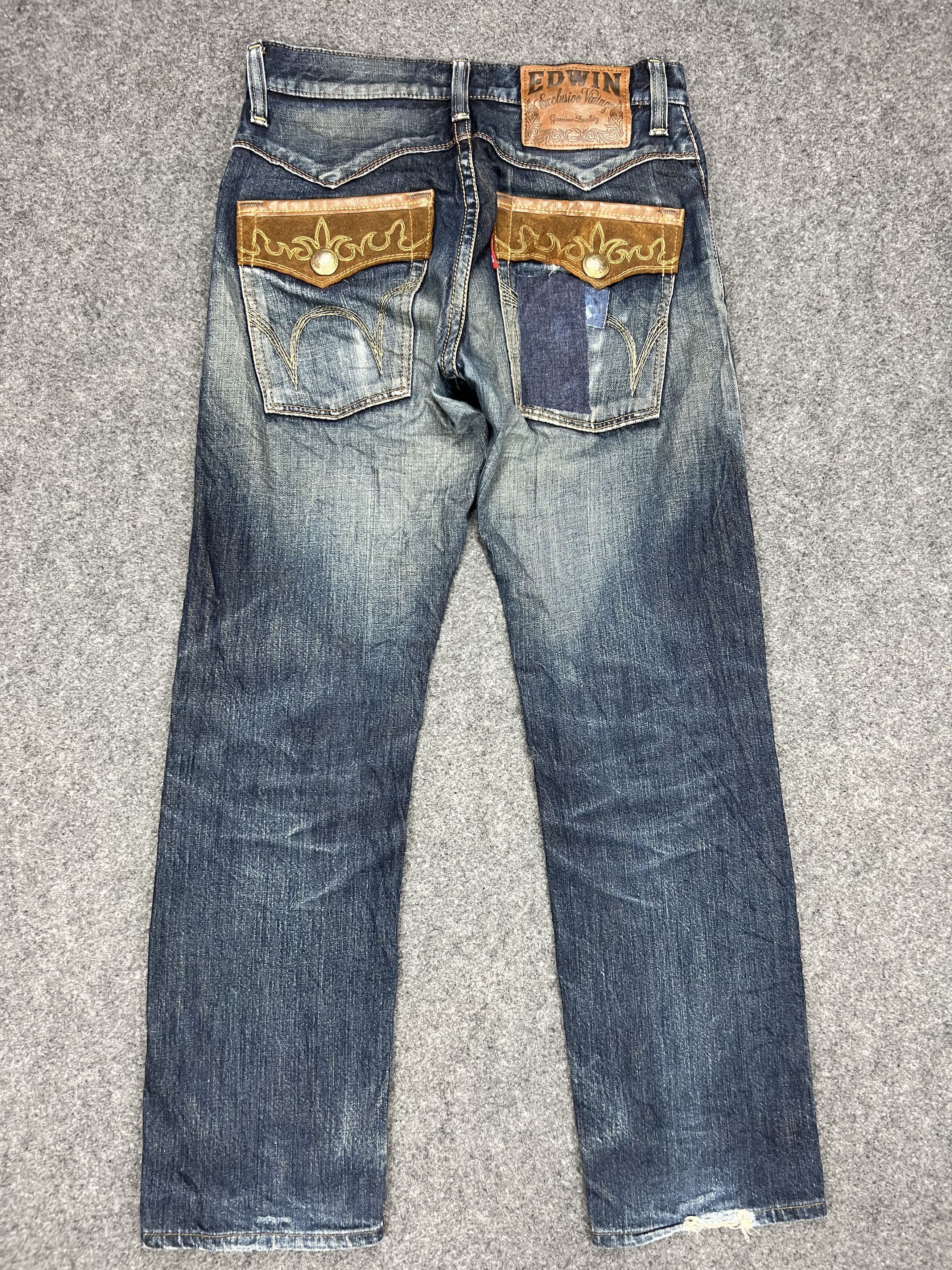 Edwin × Japanese Brand Distressed Edwin Exclusive Rusty Jeans Size US 28 / EU 44 - 1 Thumbnail