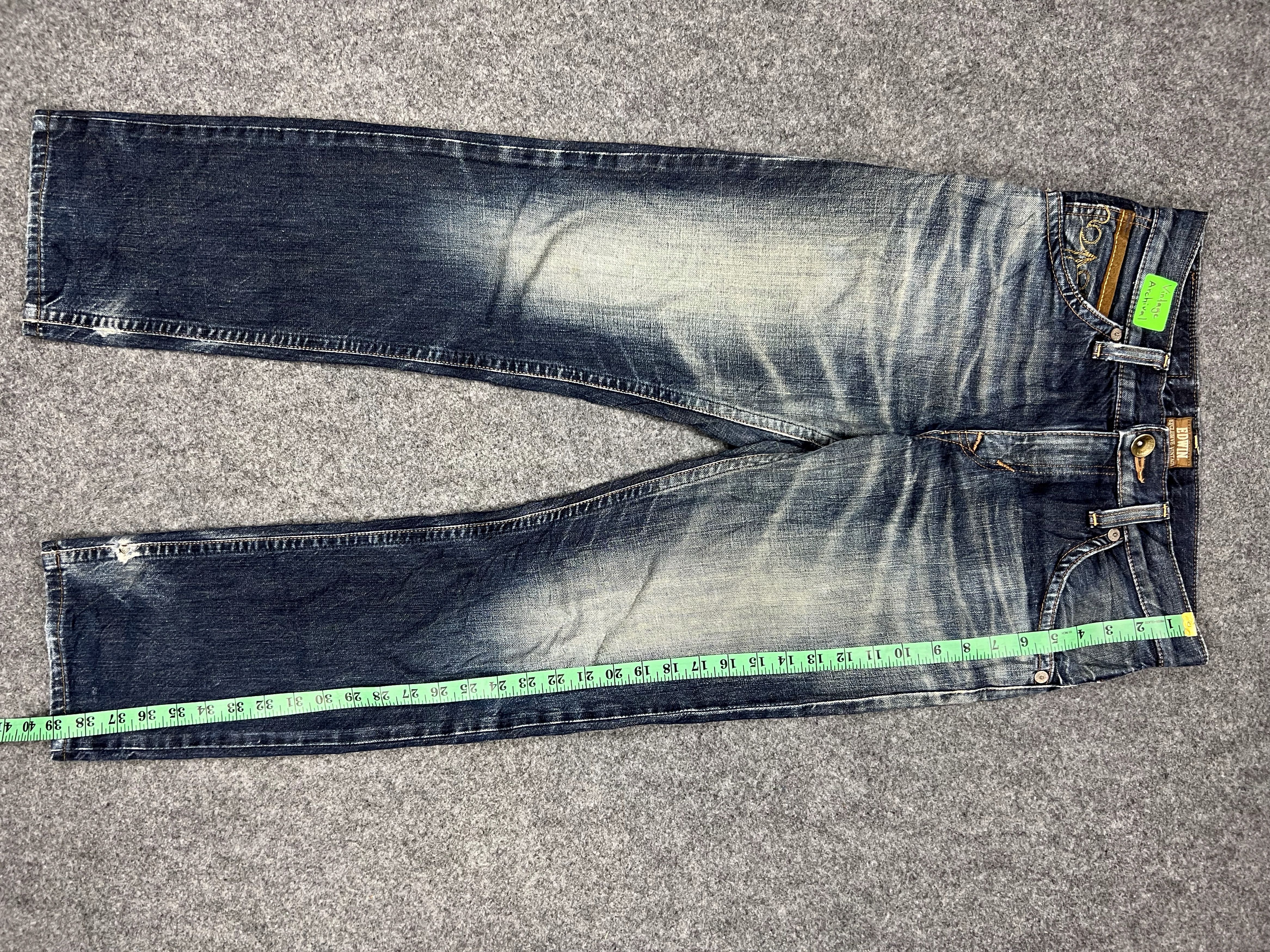 Edwin × Japanese Brand Distressed Edwin Exclusive Rusty Jeans Size US 28 / EU 44 - 8 Thumbnail