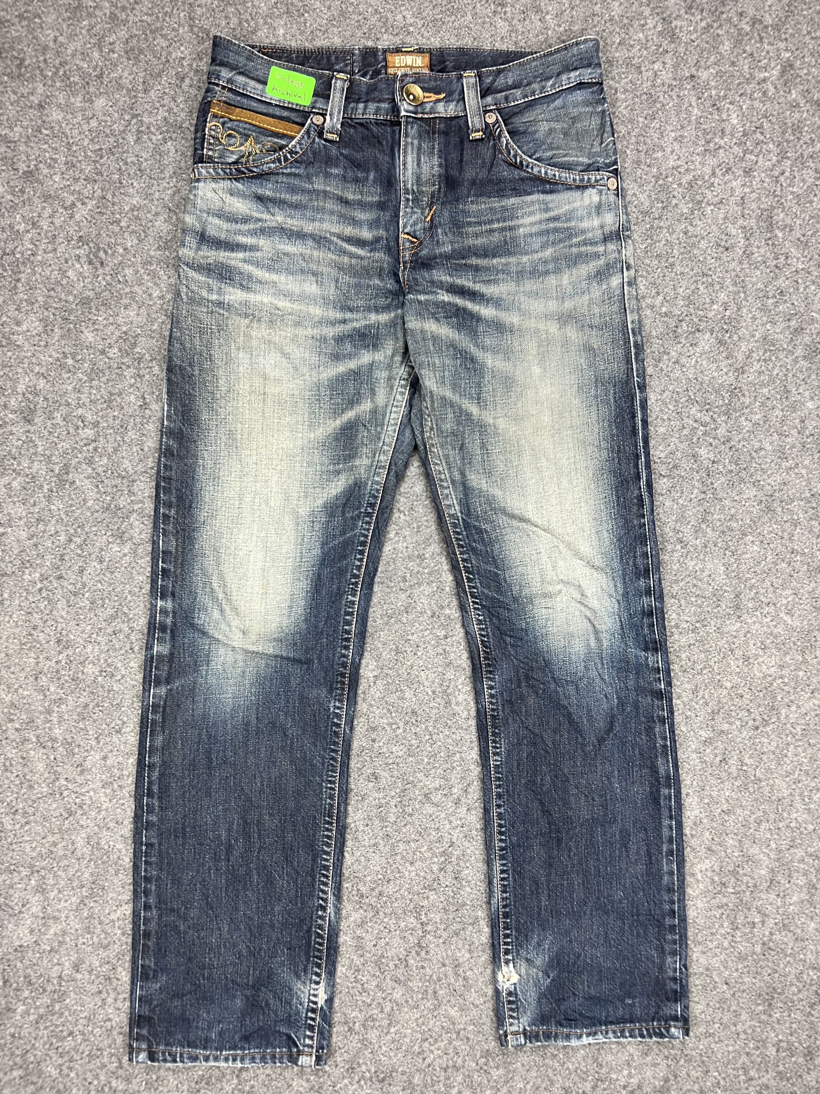 Edwin × Japanese Brand Distressed Edwin Exclusive Rusty Jeans Size US 28 / EU 44 - 2 Thumbnail