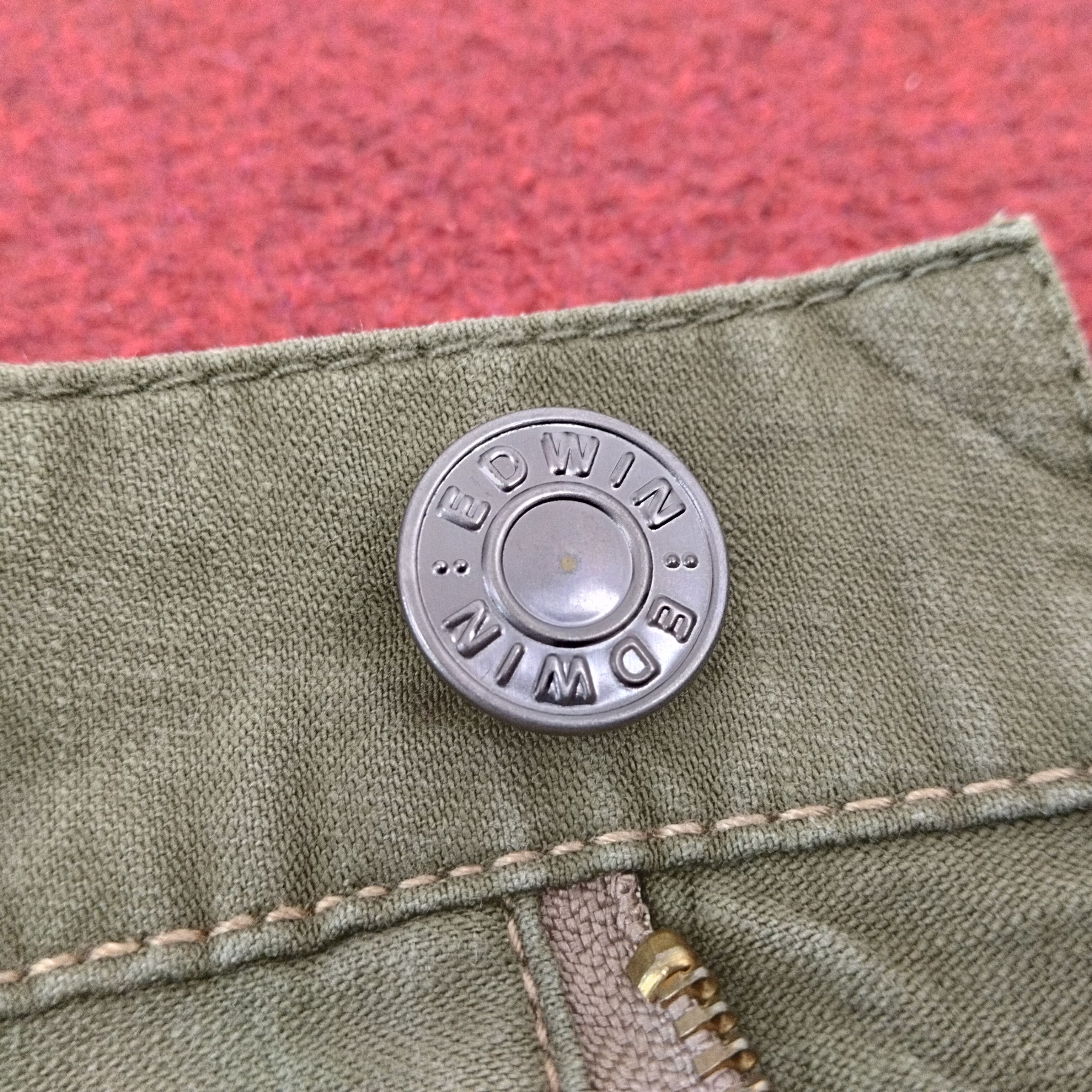 Edwin × Japanese Brand × Vintage Edwin Japanese Brand Streetwear Style Tactical Cargo Pants Size US 31 - 8 Thumbnail
