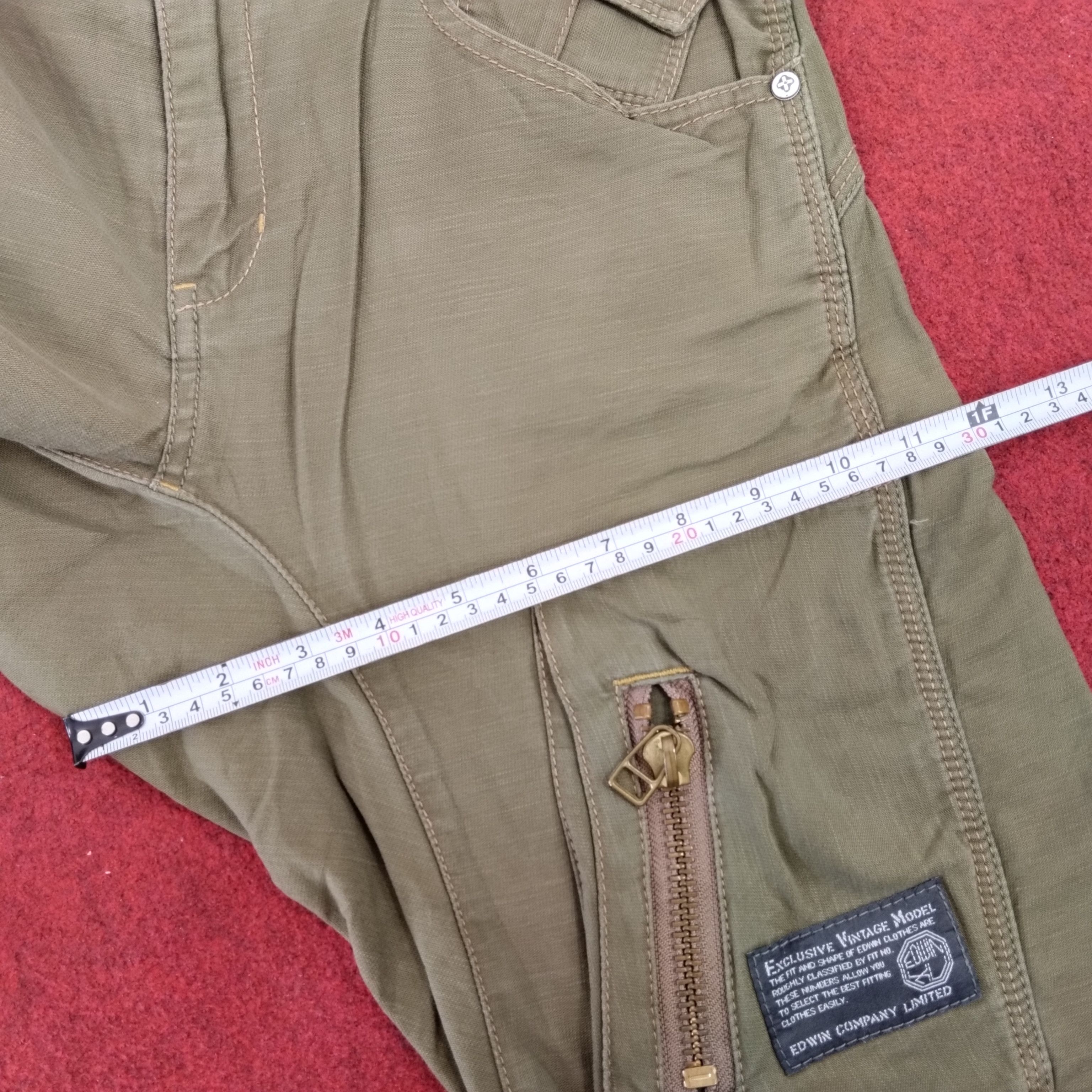 Edwin × Japanese Brand × Vintage Edwin Japanese Brand Streetwear Style Tactical Cargo Pants Size US 31 - 17 Thumbnail