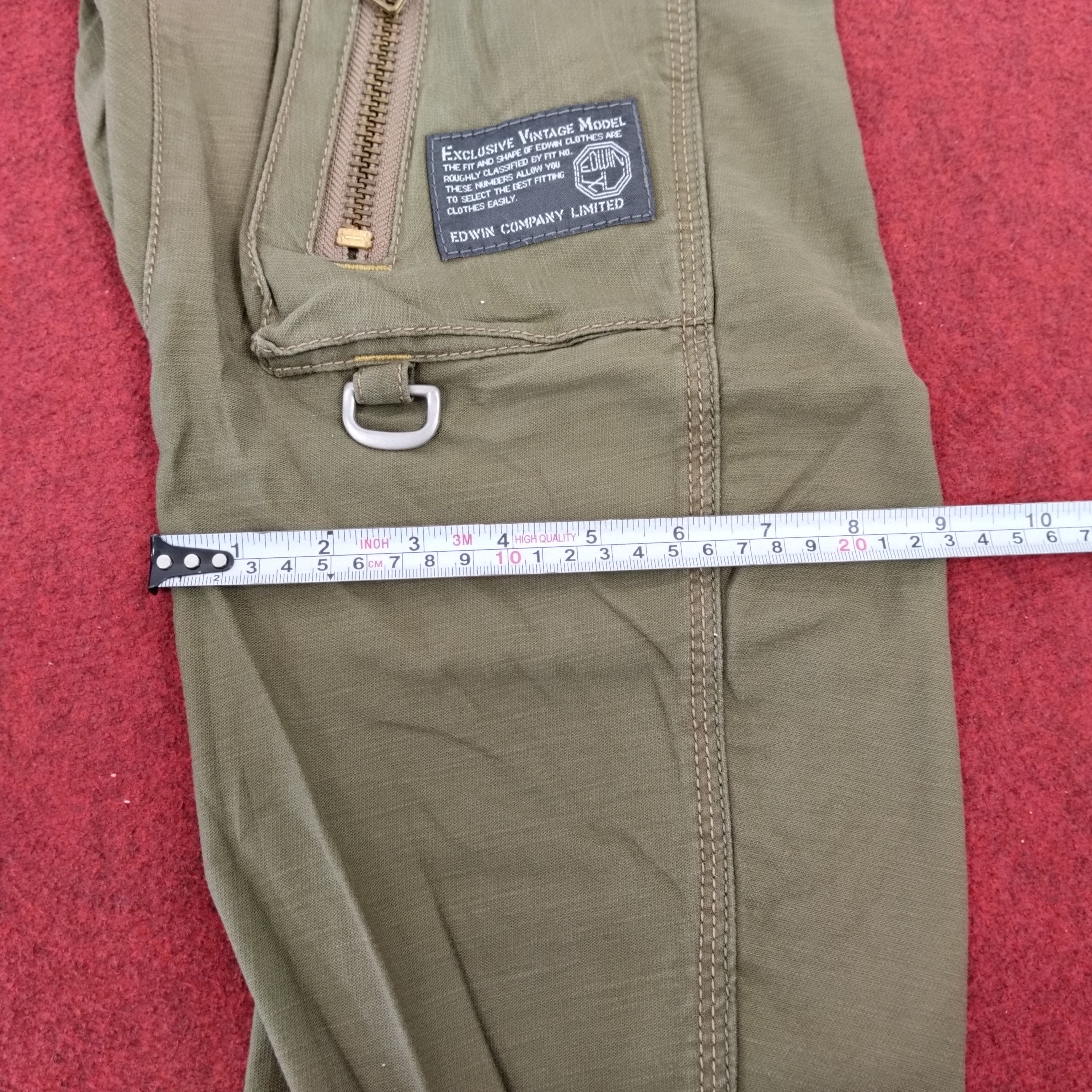 Edwin × Japanese Brand × Vintage Edwin Japanese Brand Streetwear Style Tactical Cargo Pants Size US 31 - 18 Thumbnail