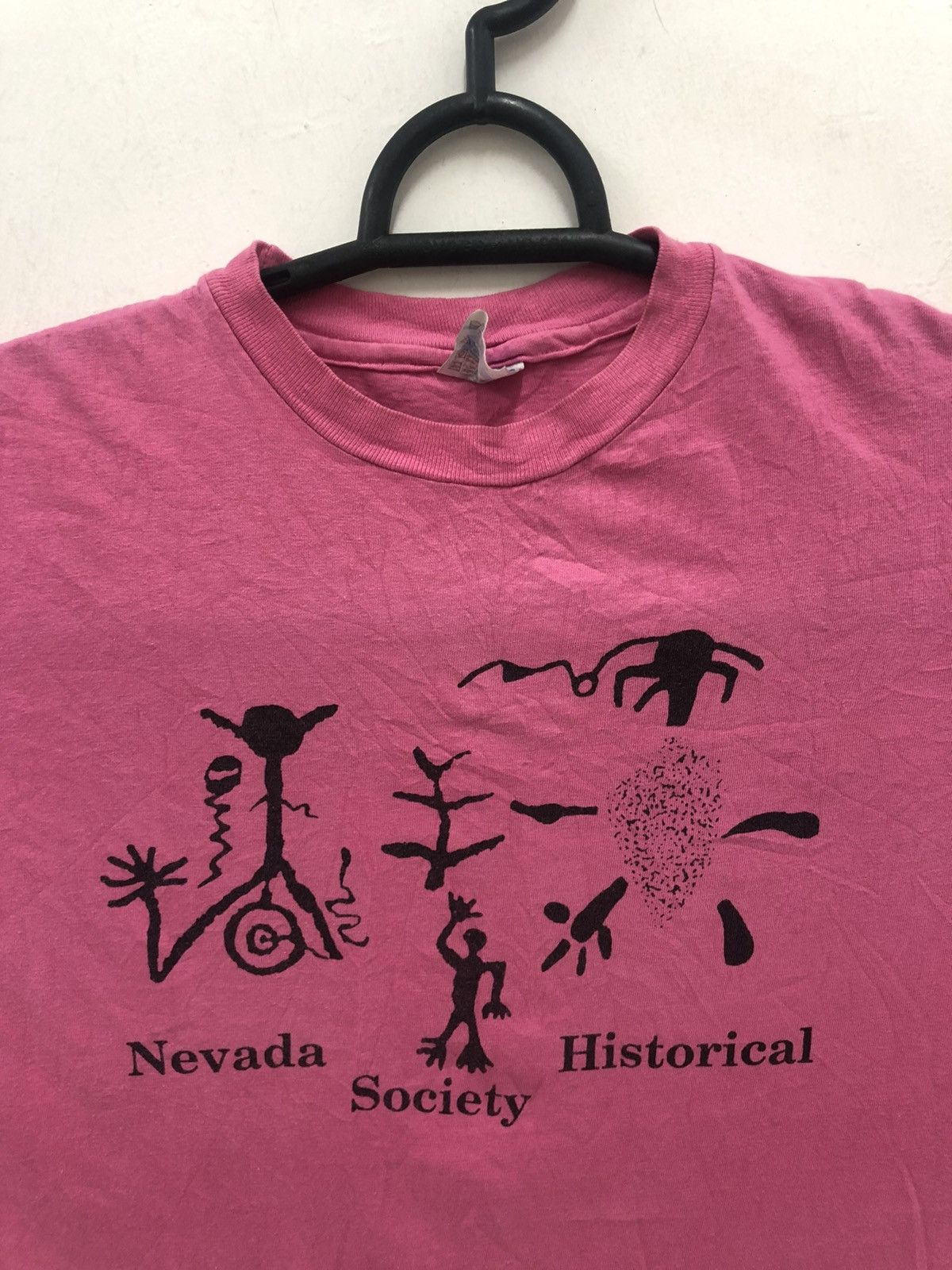 Vintage Vintage 90s NEVADA SOCIETY HISTORICAL Tourism Art Hanes Tee Size US XL / EU 56 / 4 - 2 Thumbnail