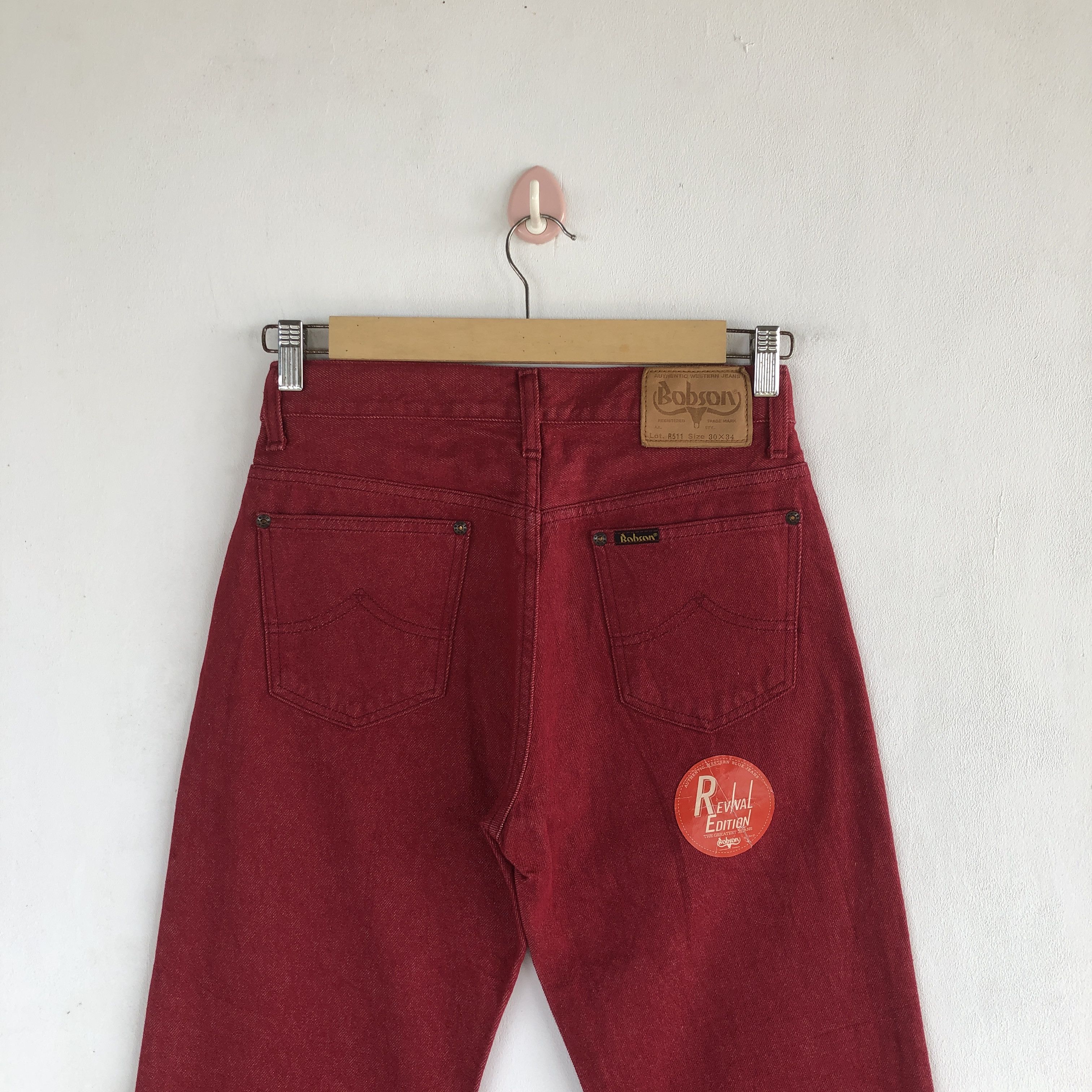 Japanese Brand Vintage 70s Bobson Jeans Japanese Red Bobson Denim Pants Size 26" / US 2 / IT 38 - 4 Thumbnail
