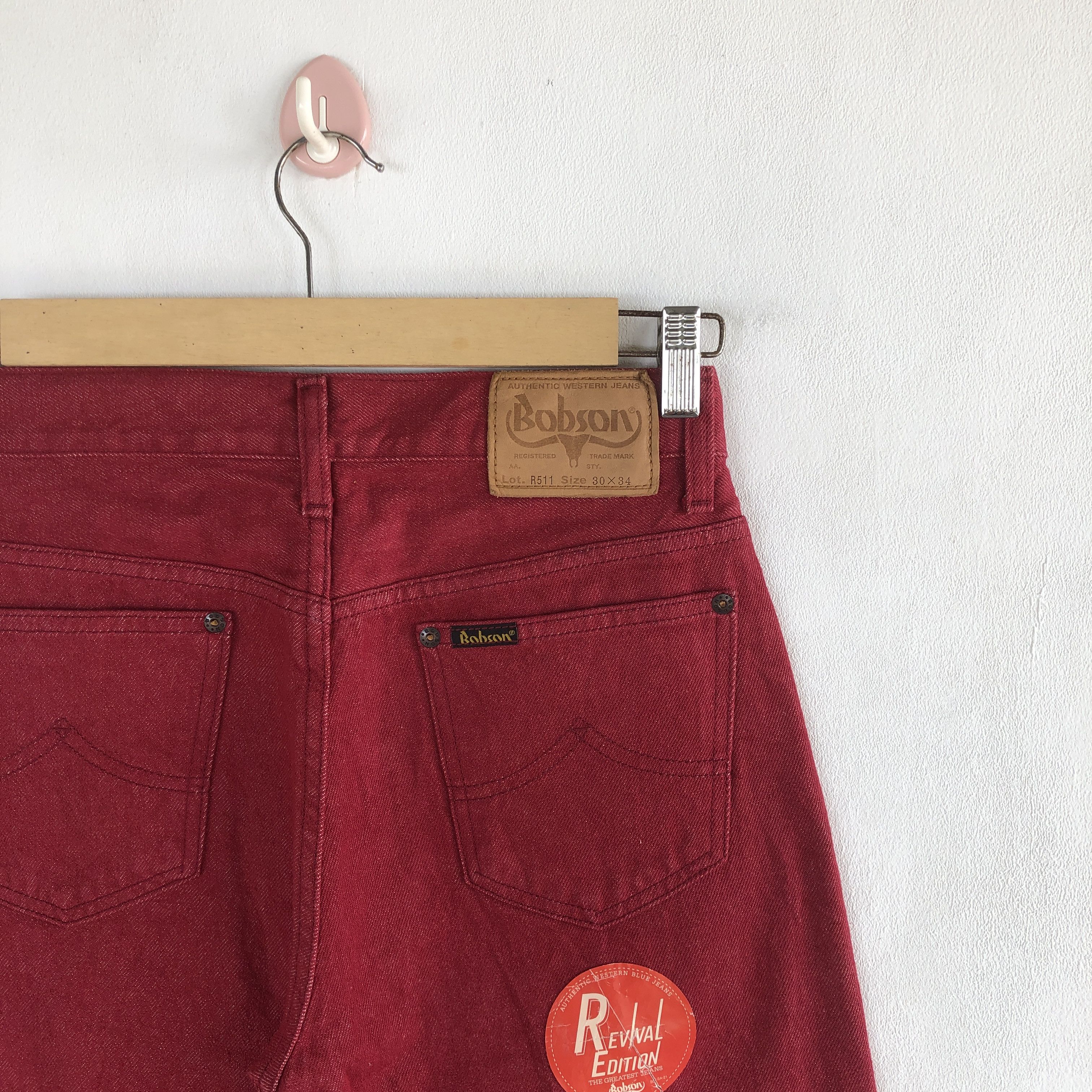 Japanese Brand Vintage 70s Bobson Jeans Japanese Red Bobson Denim Pants Size 26" / US 2 / IT 38 - 7 Thumbnail