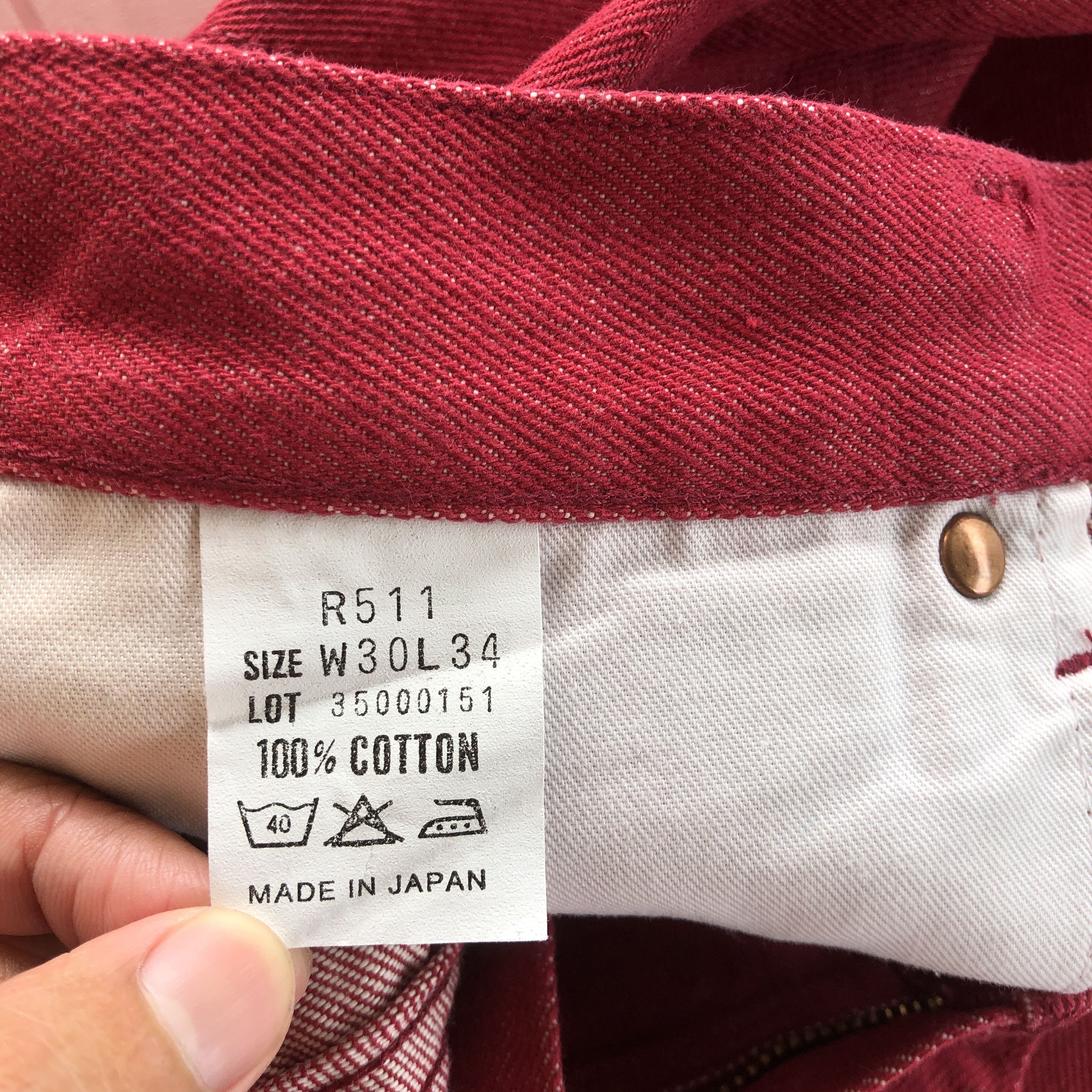 Japanese Brand Vintage 70s Bobson Jeans Japanese Red Bobson Denim Pants Size 26" / US 2 / IT 38 - 11 Thumbnail