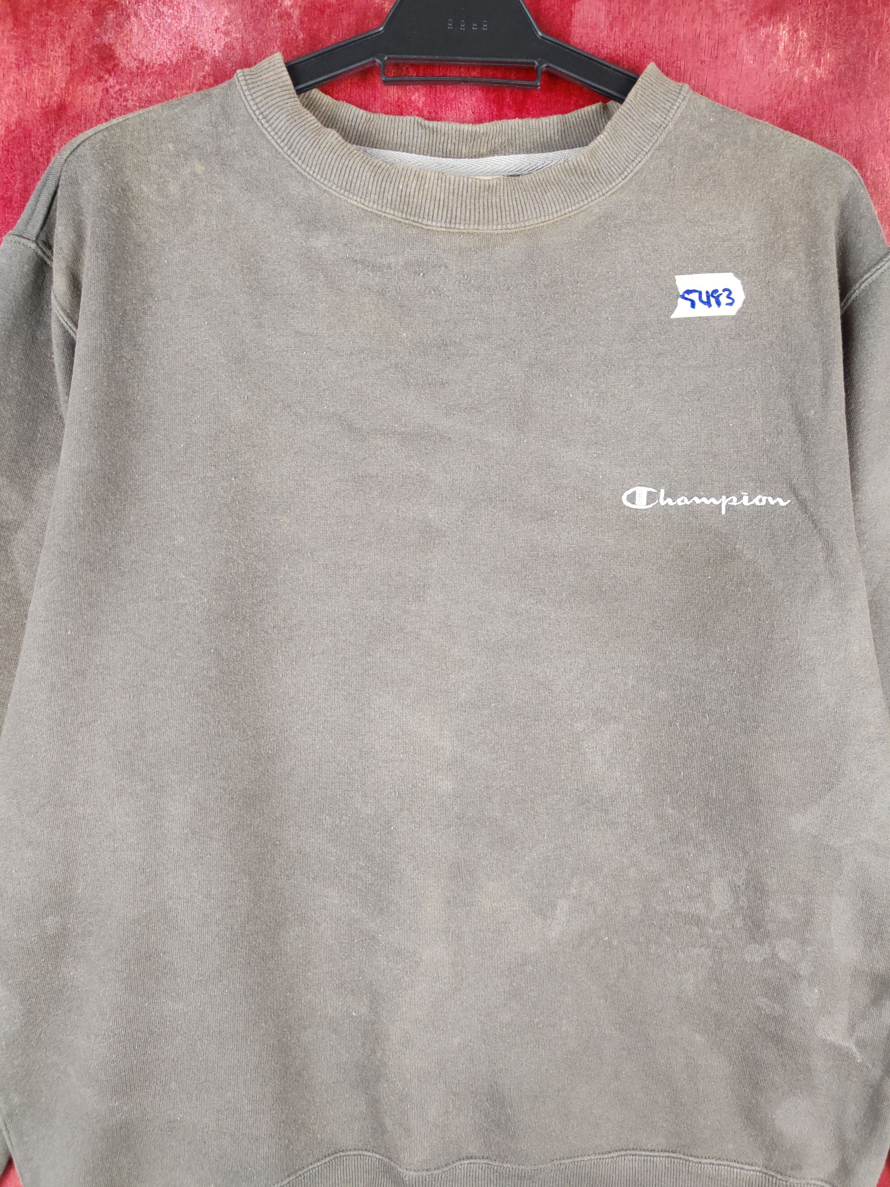 Champion Champion vintage Gray Faded Sweatshirt #5483 Size US L / EU 52-54 / 3 - 2 Thumbnail