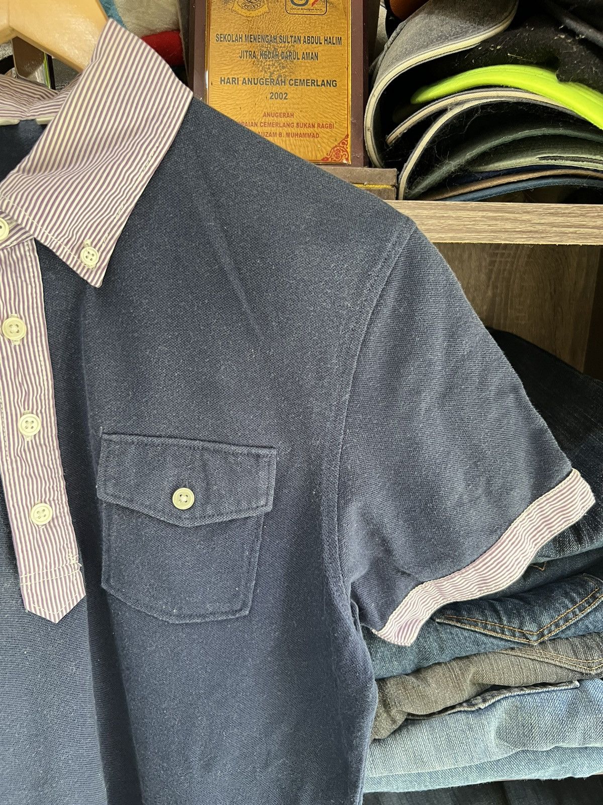 Michael Bastian 🔥Uniqlo x Michael Bastian Polo Tees Size US M / EU 48-50 / 2 - 5 Thumbnail