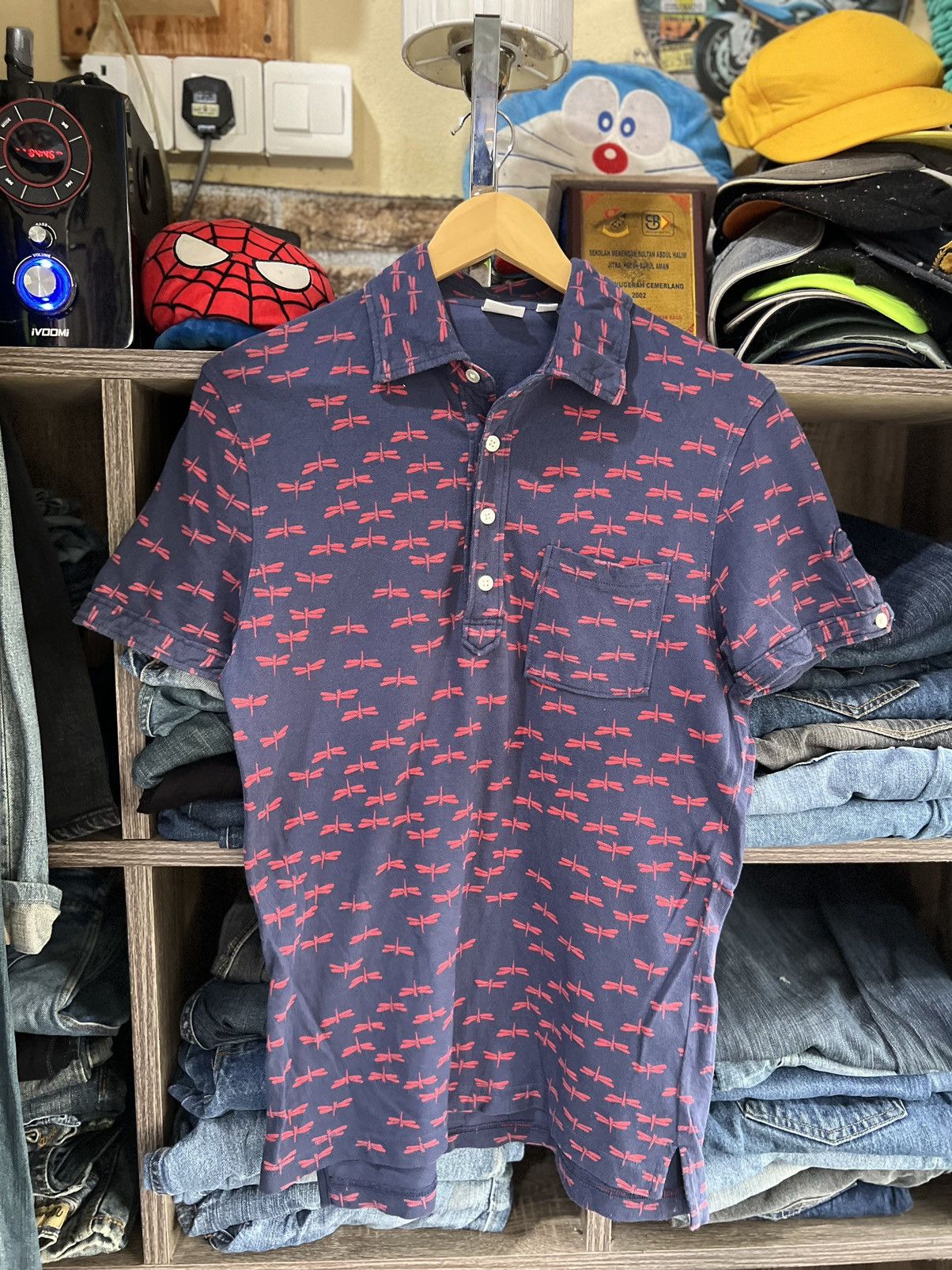 Michael Bastian 🔥Rare Uniqlo x Michael Bastian Dragonfly Polo Tees Size US M / EU 48-50 / 2 - 1 Thumbnail
