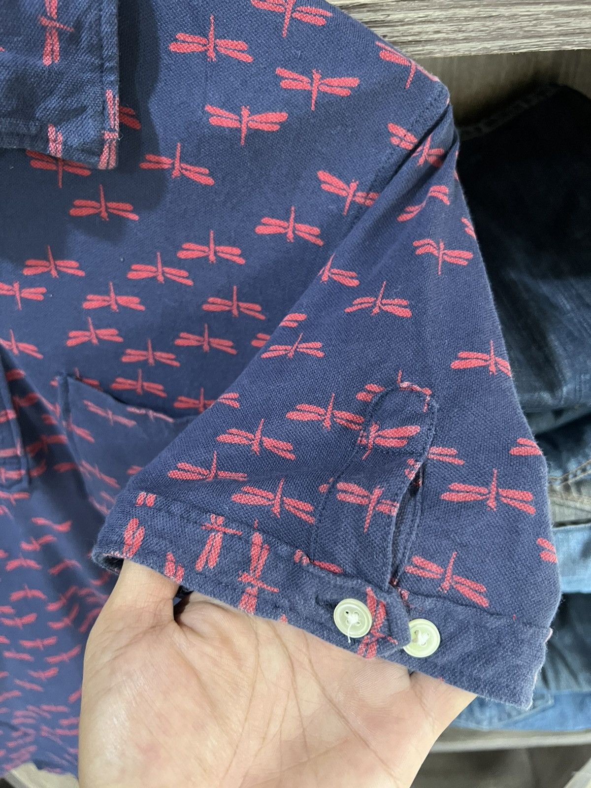 Michael Bastian 🔥Rare Uniqlo x Michael Bastian Dragonfly Polo Tees Size US M / EU 48-50 / 2 - 8 Thumbnail
