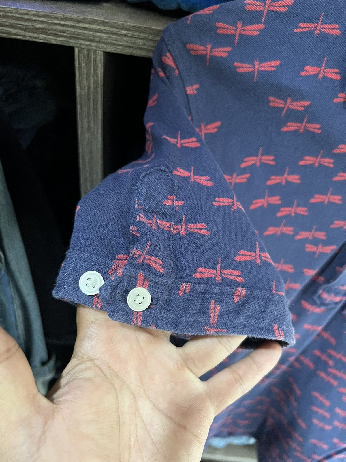 Michael Bastian 🔥Rare Uniqlo x Michael Bastian Dragonfly Polo Tees Size US M / EU 48-50 / 2 - 6 Thumbnail