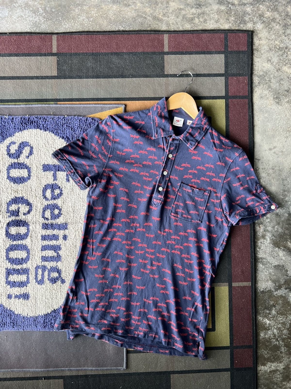 Michael Bastian 🔥Rare Uniqlo x Michael Bastian Dragonfly Polo Tees Size US M / EU 48-50 / 2 - 1 Thumbnail