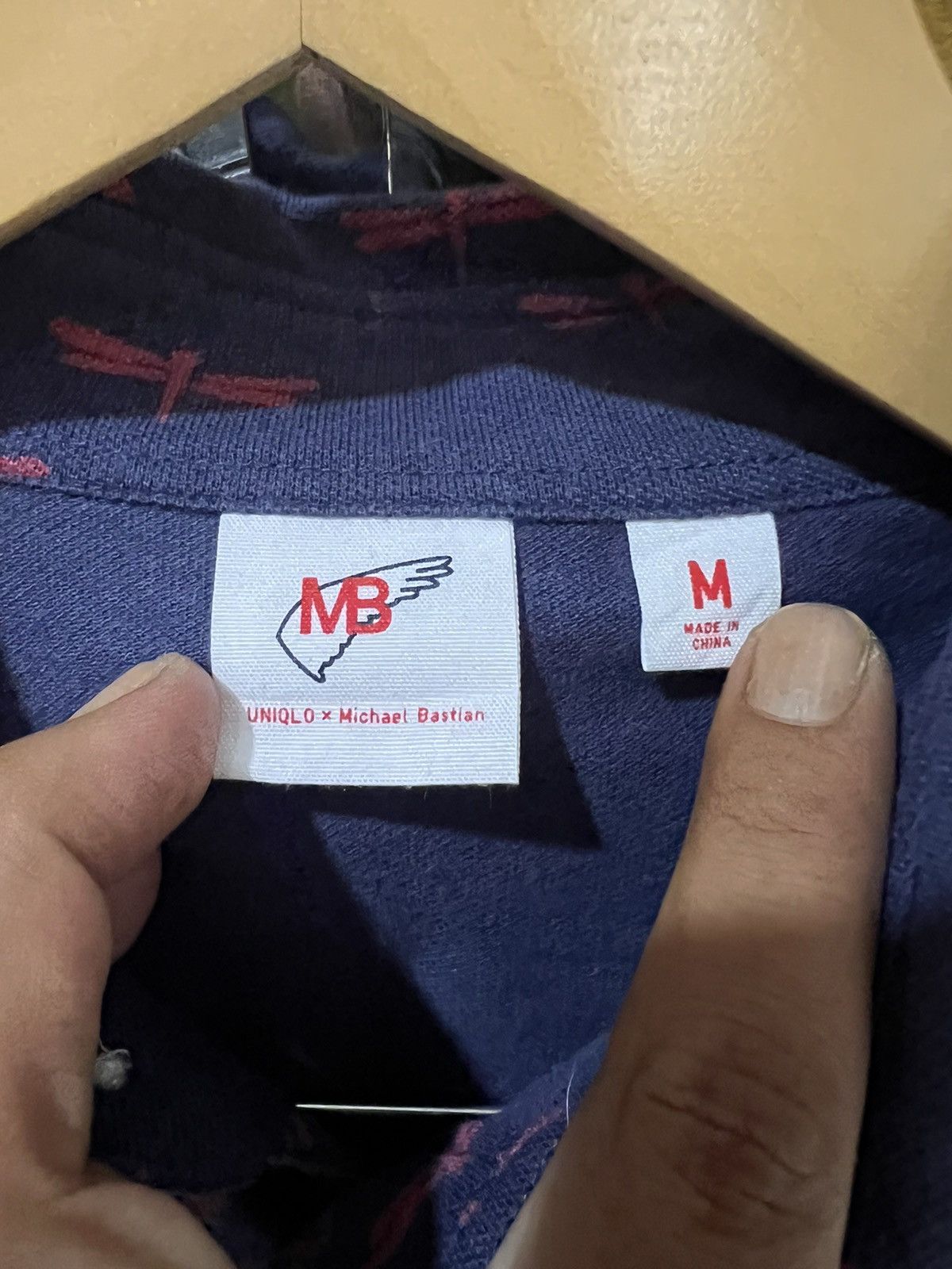 Michael Bastian 🔥Rare Uniqlo x Michael Bastian Dragonfly Polo Tees Size US M / EU 48-50 / 2 - 9 Thumbnail