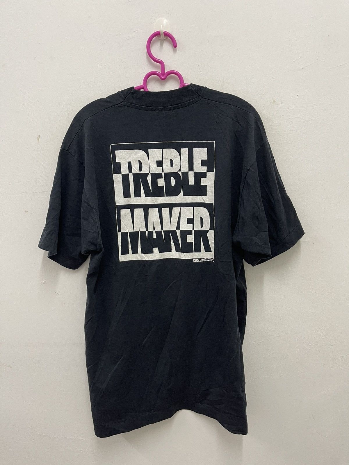 image of Made In USA x Screen Stars Vintage Treble Maker Great American Opportunities Shirt in Black (Size L