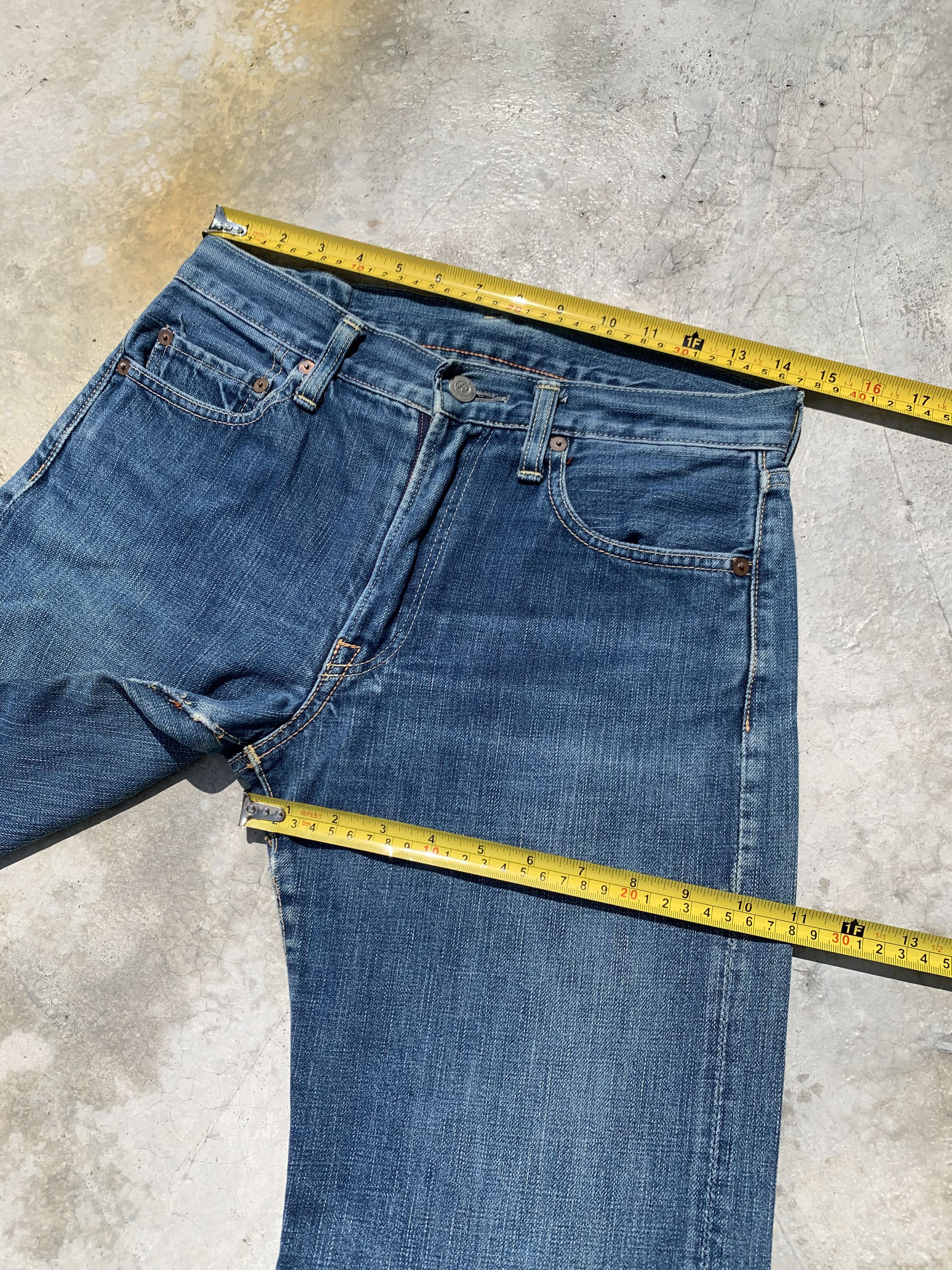 45rpm 45RPM Washed Indigo Denim Jeans Size US 29 - 8 Thumbnail