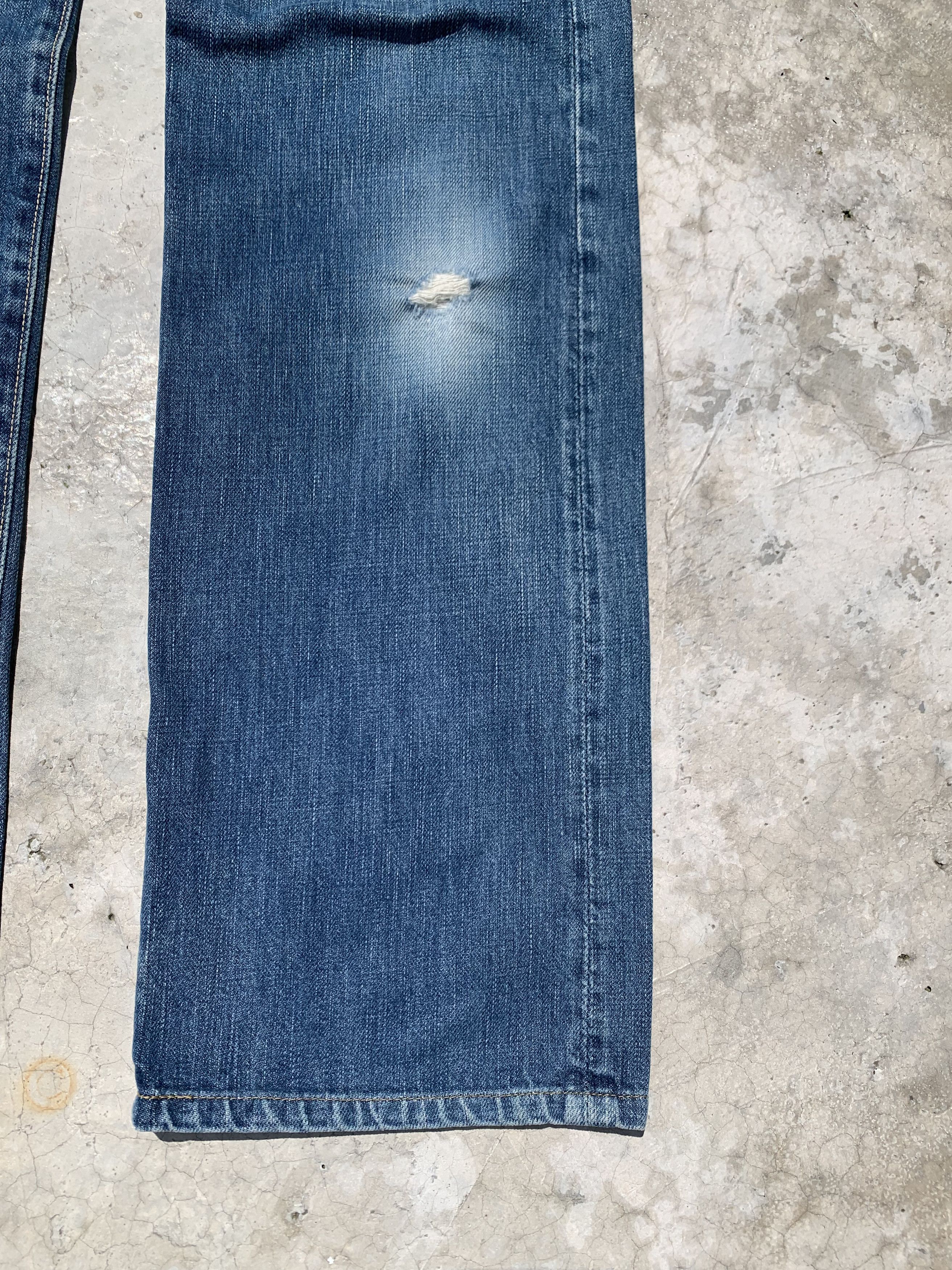 45rpm 45RPM Washed Indigo Denim Jeans Size US 29 - 5 Thumbnail