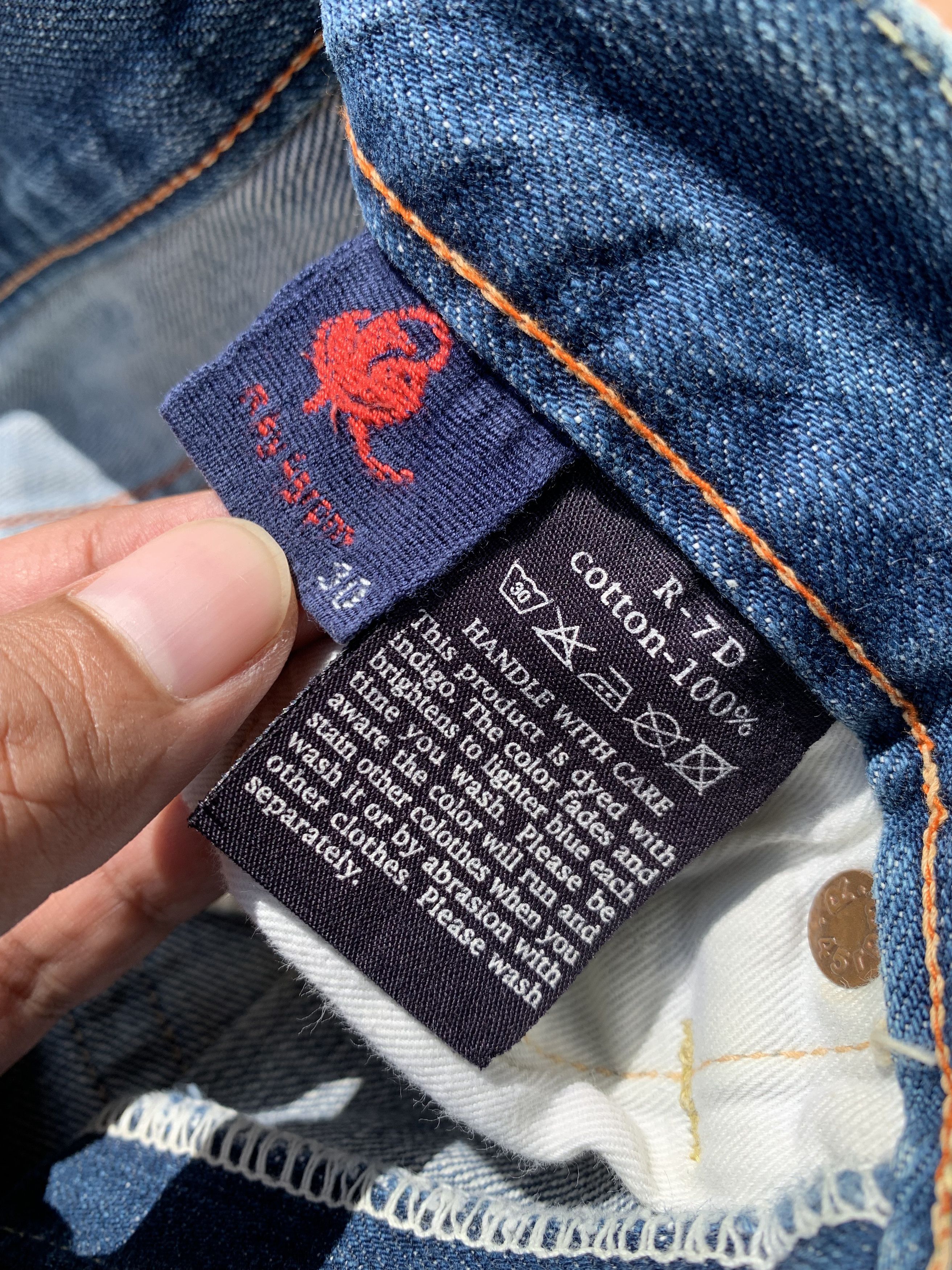 45rpm 45RPM Washed Indigo Denim Jeans Size US 29 - 12 Thumbnail