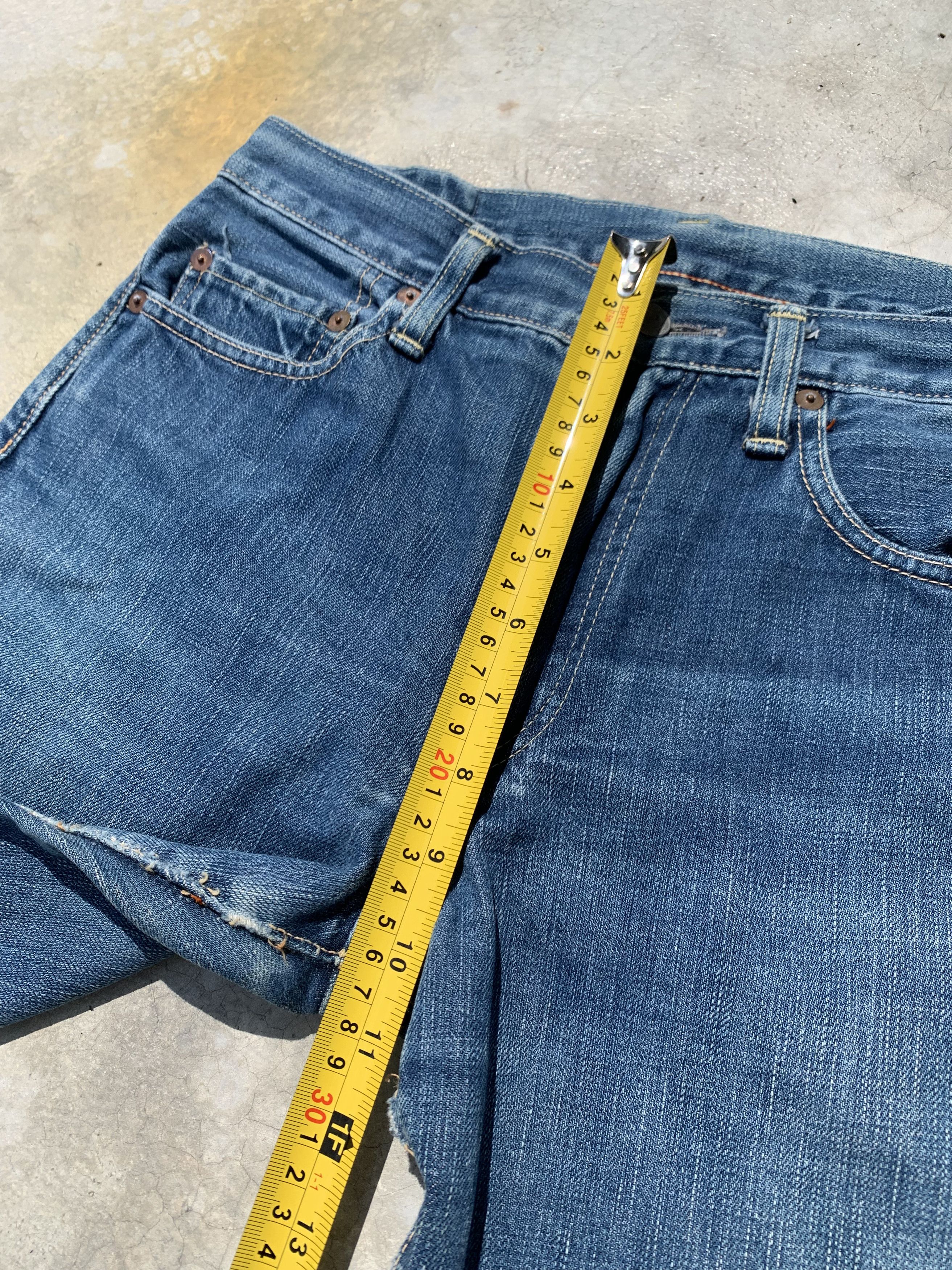 45rpm 45RPM Washed Indigo Denim Jeans Size US 29 - 10 Thumbnail