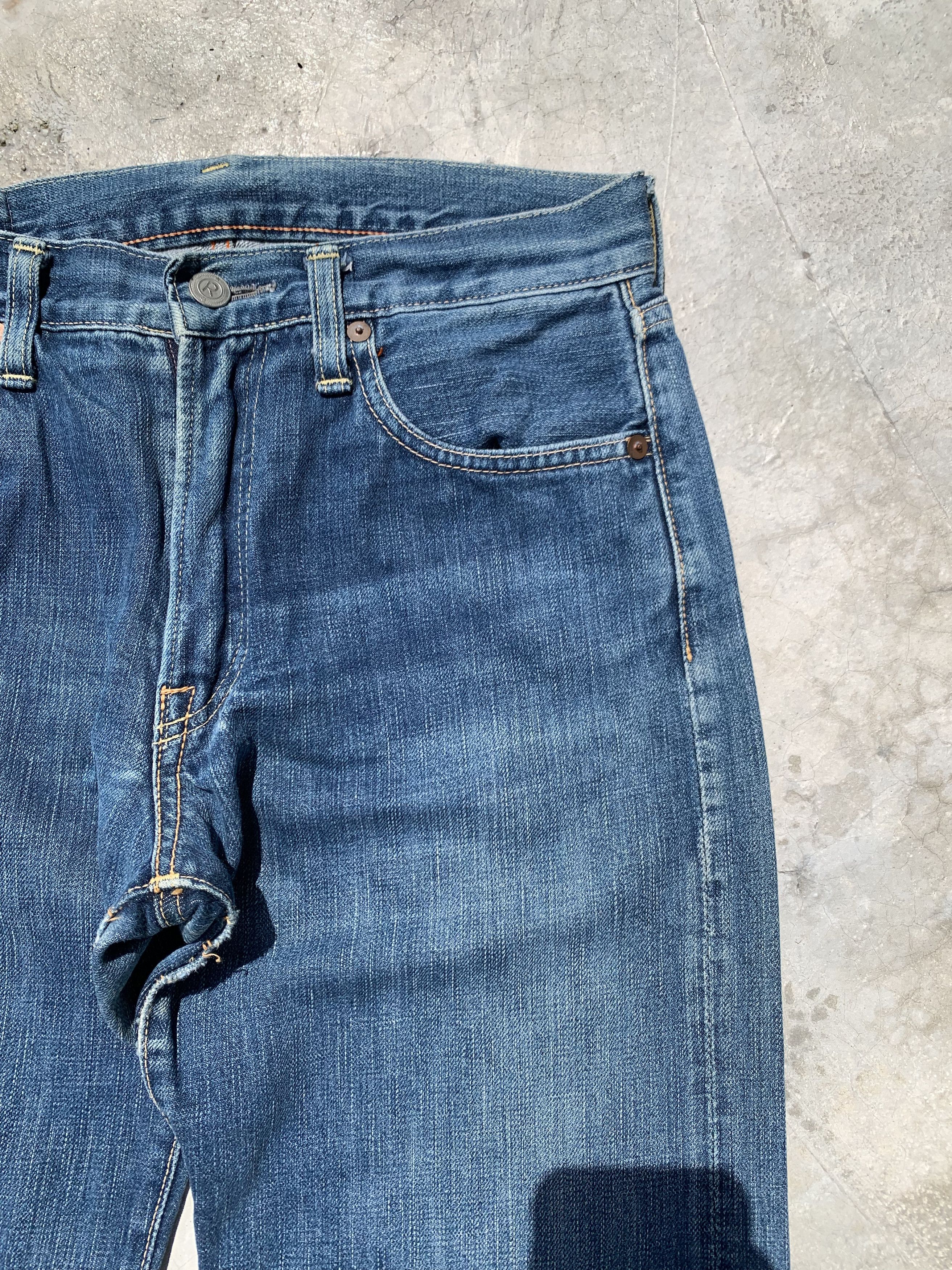 45rpm 45RPM Washed Indigo Denim Jeans Size US 29 - 3 Thumbnail