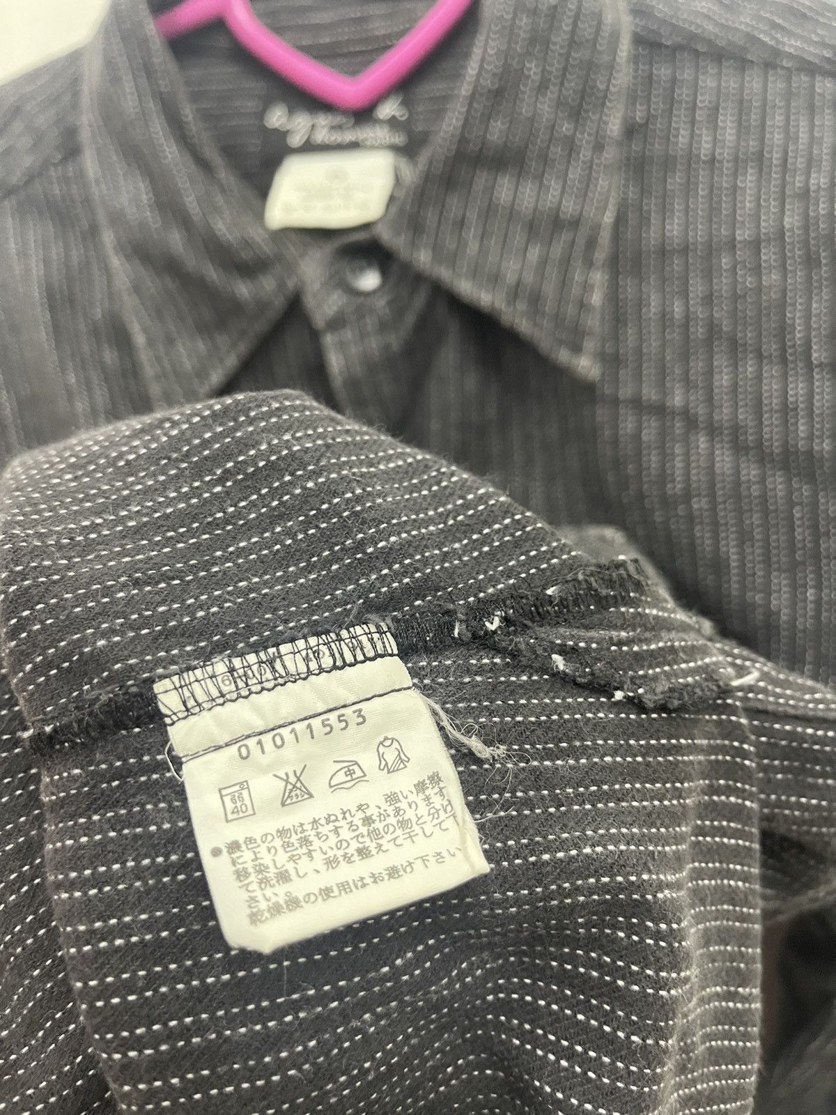 agnes b. Rare Vintage AGNES B Double Pocket Button Up Striped Size US M / EU 48-50 / 2 - 6 Thumbnail
