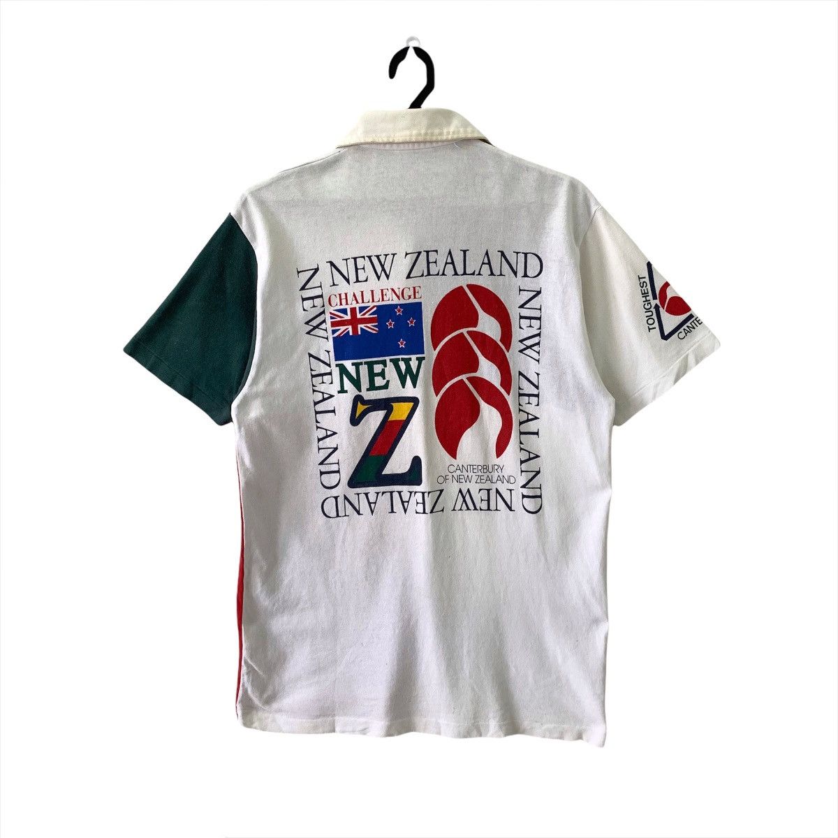 Vintage 90s Canterbury Activewear Multicolor Polo Shirt