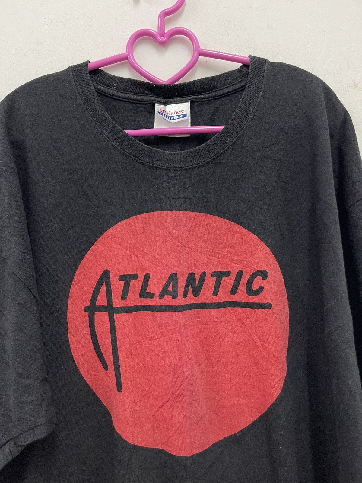 Rap Tees Rare Vintage ATLANTIC RECORDS Promo Shirt Size US XL / EU 56 / 4 - 2 Thumbnail
