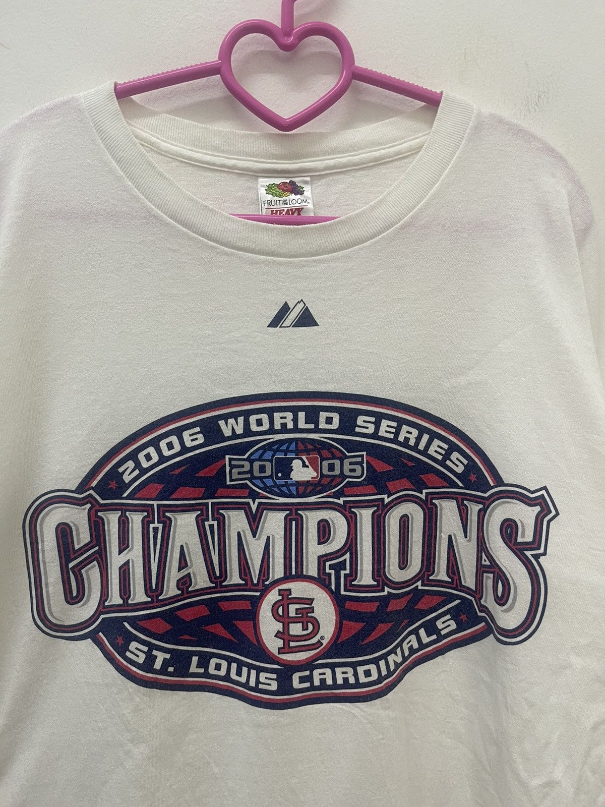 MLB Rare Vintage ST LOUIS CARDINALS 2006 World Series Champion Size US L / EU 52-54 / 3 - 2 Thumbnail
