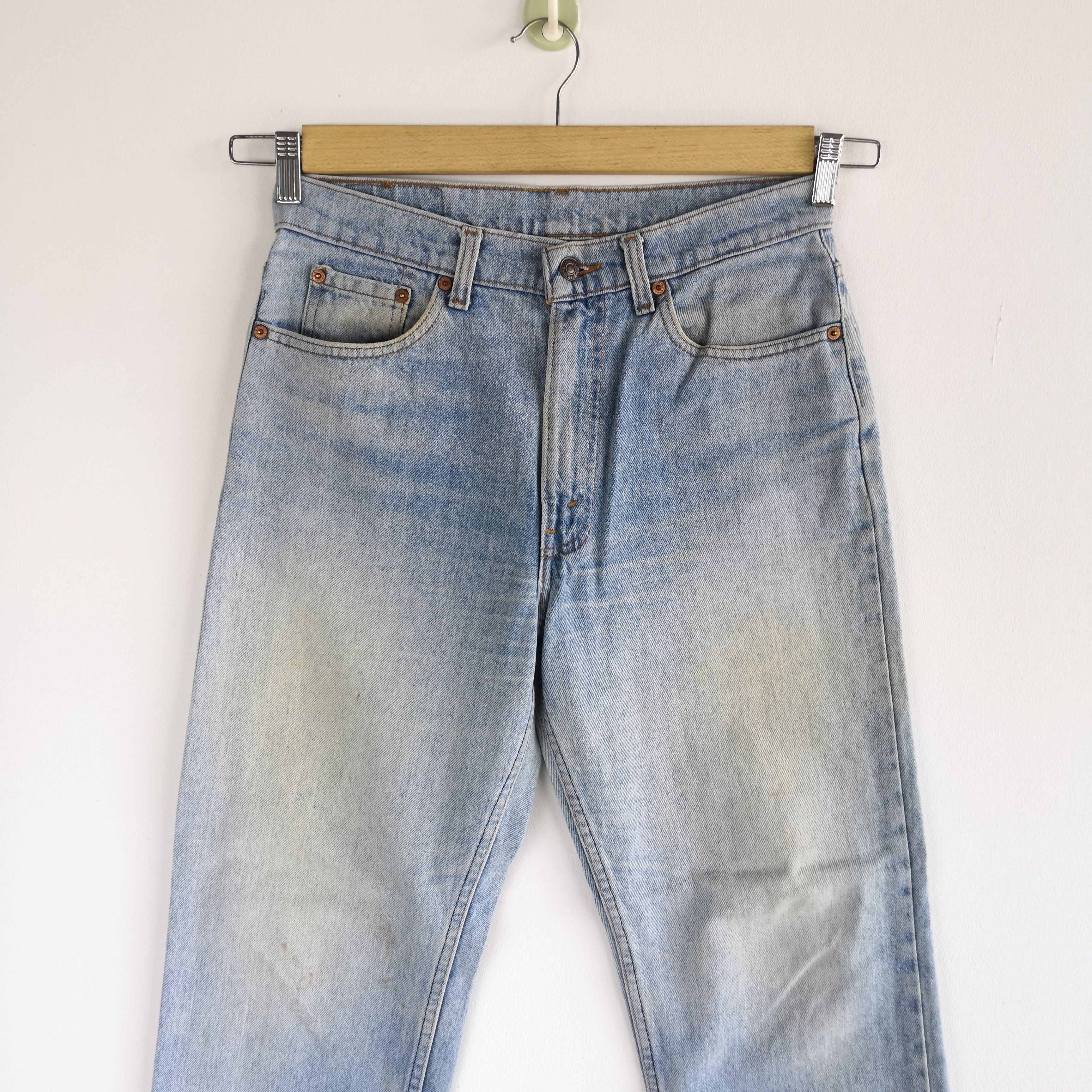 Levi's Vintage Levis Sun Faded Blue Jeans Rusty Light Washed Denim Size 28" / US 6 / IT 42 - 3 Thumbnail