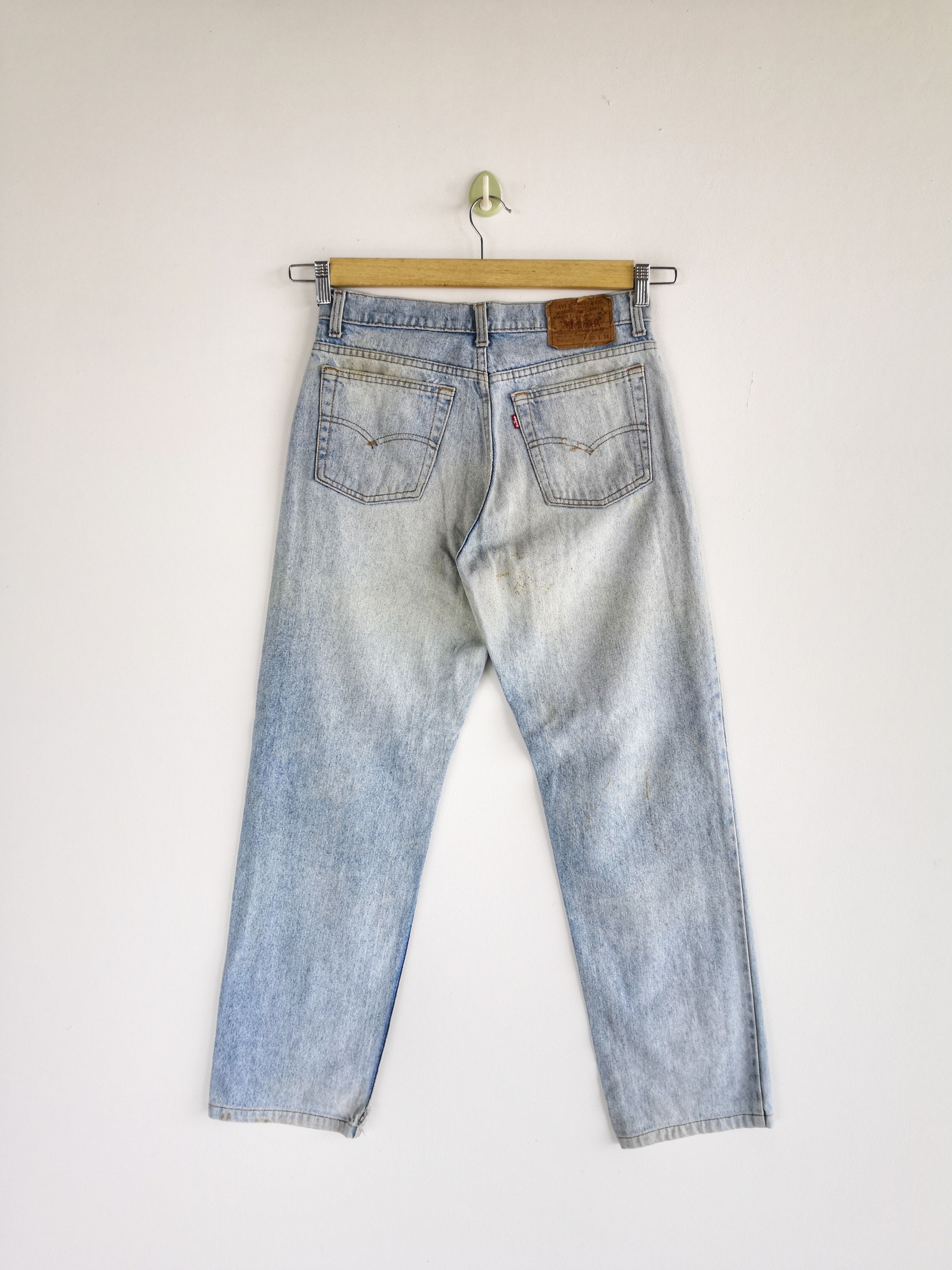 Levi's Vintage Levis Sun Faded Blue Jeans Rusty Light Washed Denim Size 28" / US 6 / IT 42 - 2 Thumbnail