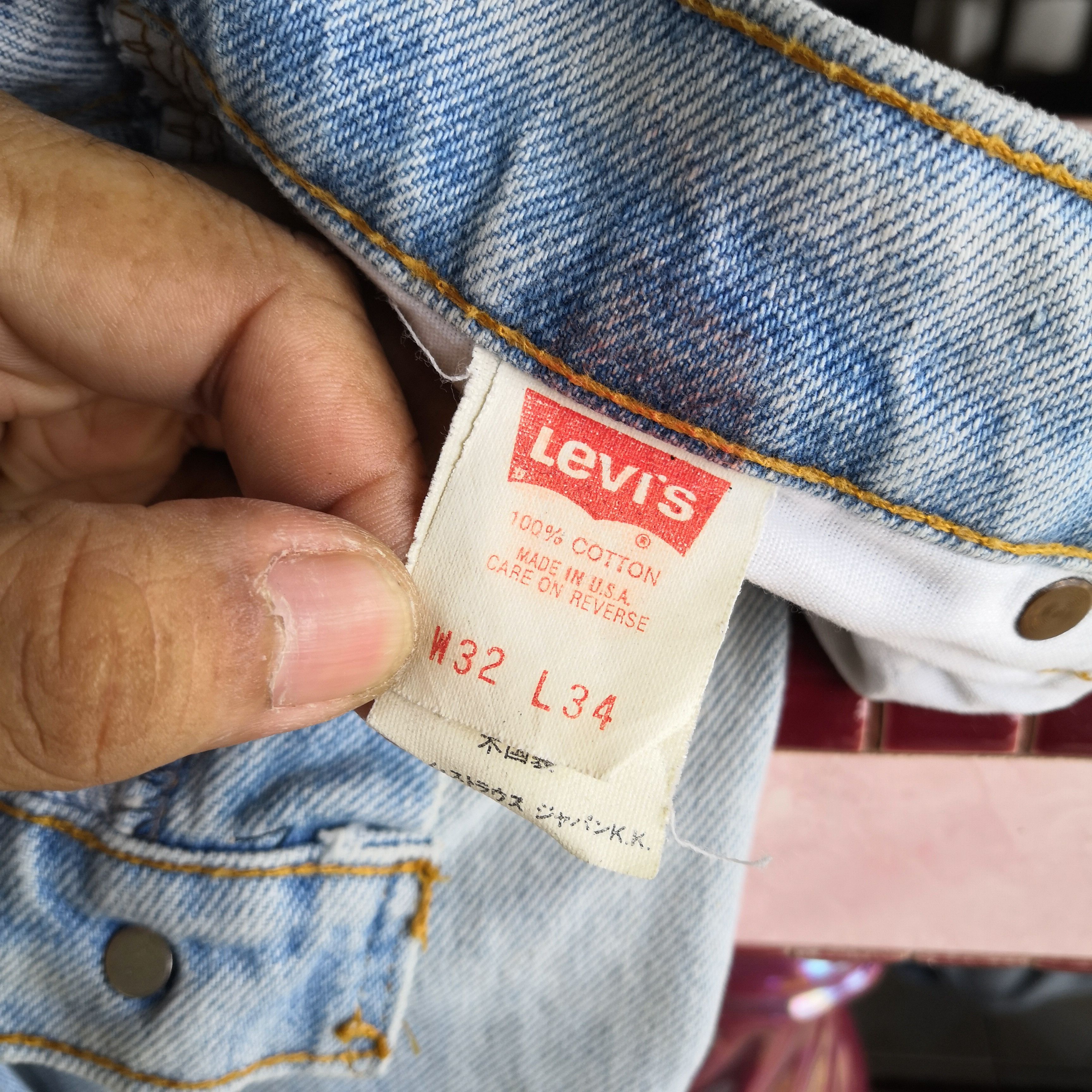 Levi's Vintage Levis Sun Faded Blue Jeans Rusty Light Washed Denim Size 28" / US 6 / IT 42 - 9 Thumbnail