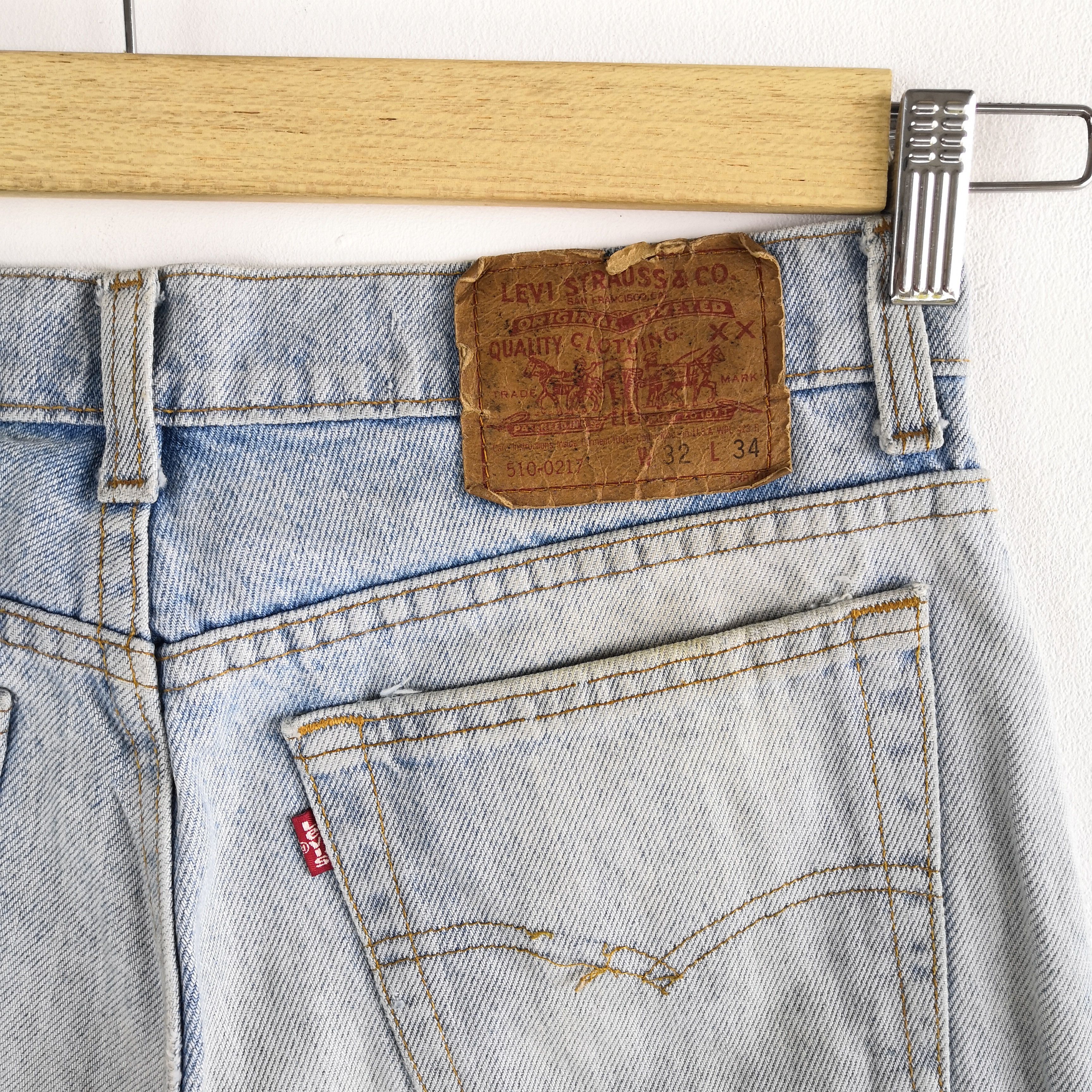 Levi's Vintage Levis Sun Faded Blue Jeans Rusty Light Washed Denim Size 28" / US 6 / IT 42 - 5 Thumbnail