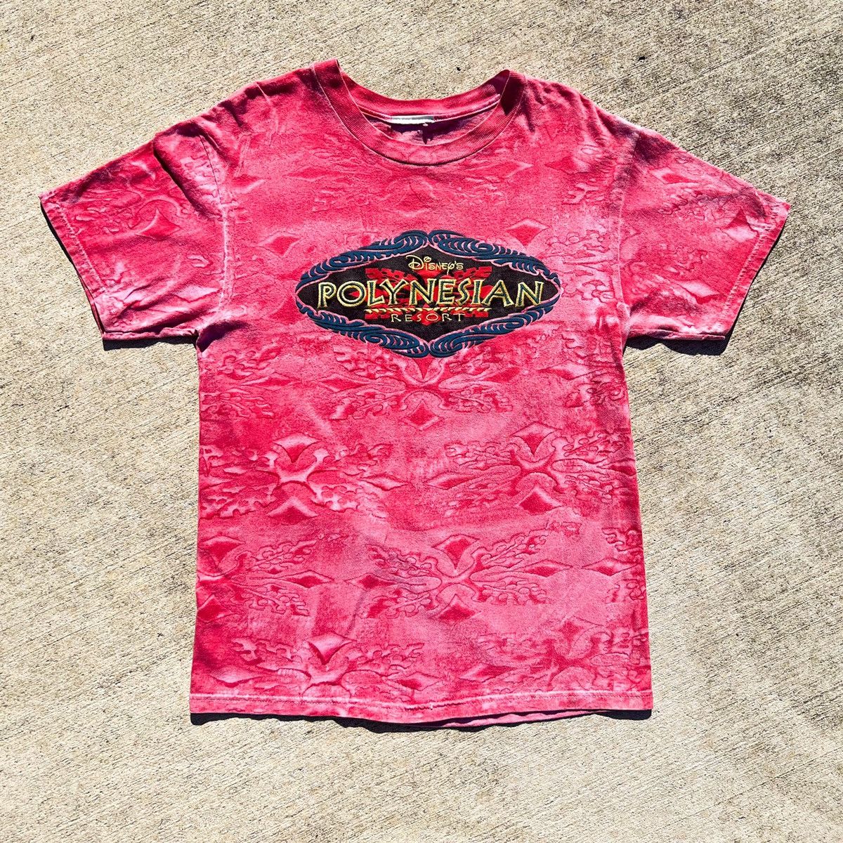 Disney × Vintage Vintage 90s Disney Polynesian Resort All Over Print Tee Size US S / EU 44-46 / 1 - 1 Thumbnail