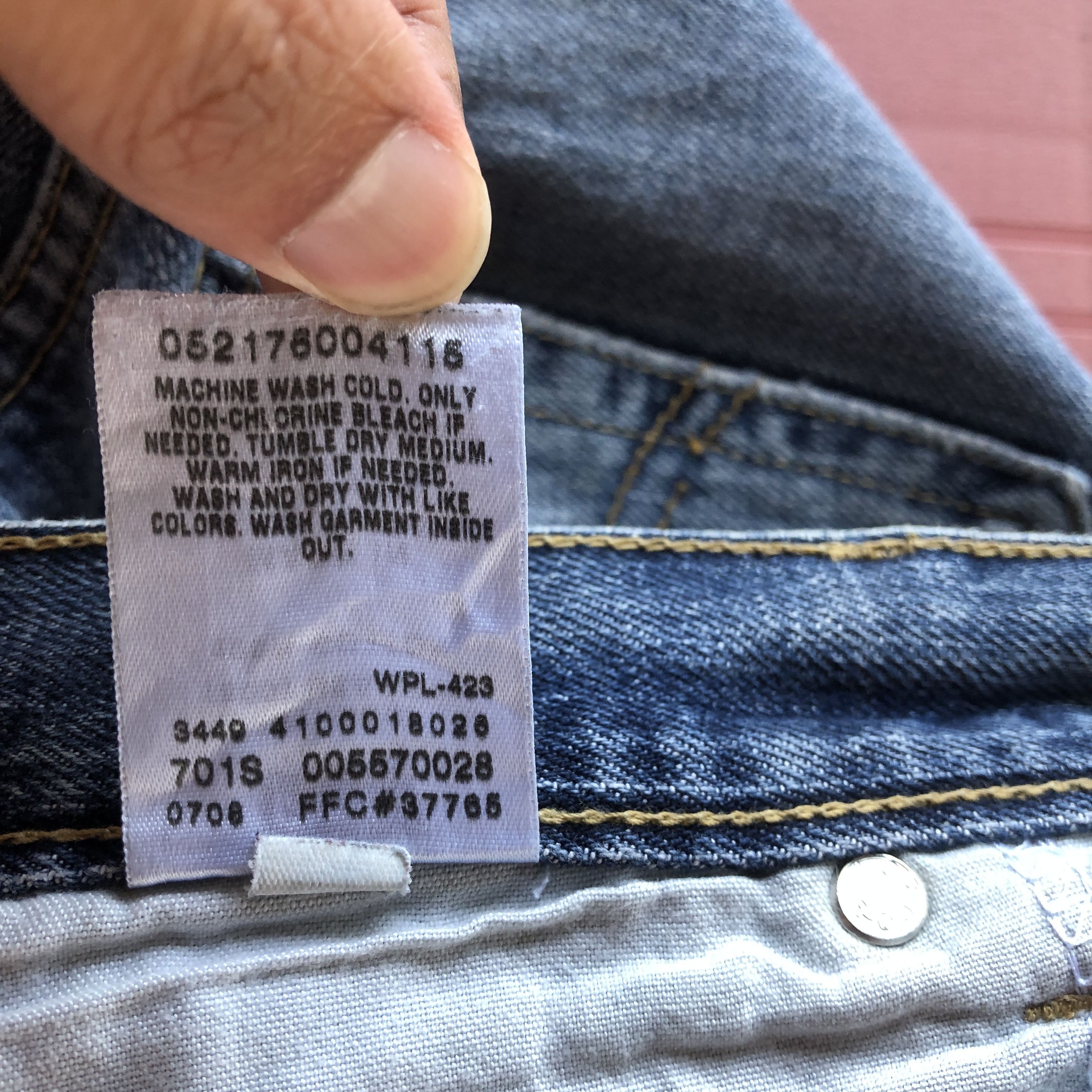 Levi's Vintage Levis Jeans Dark Blue Ripped Levi's Flared Denim Size US 34 / EU 50 - 10 Thumbnail