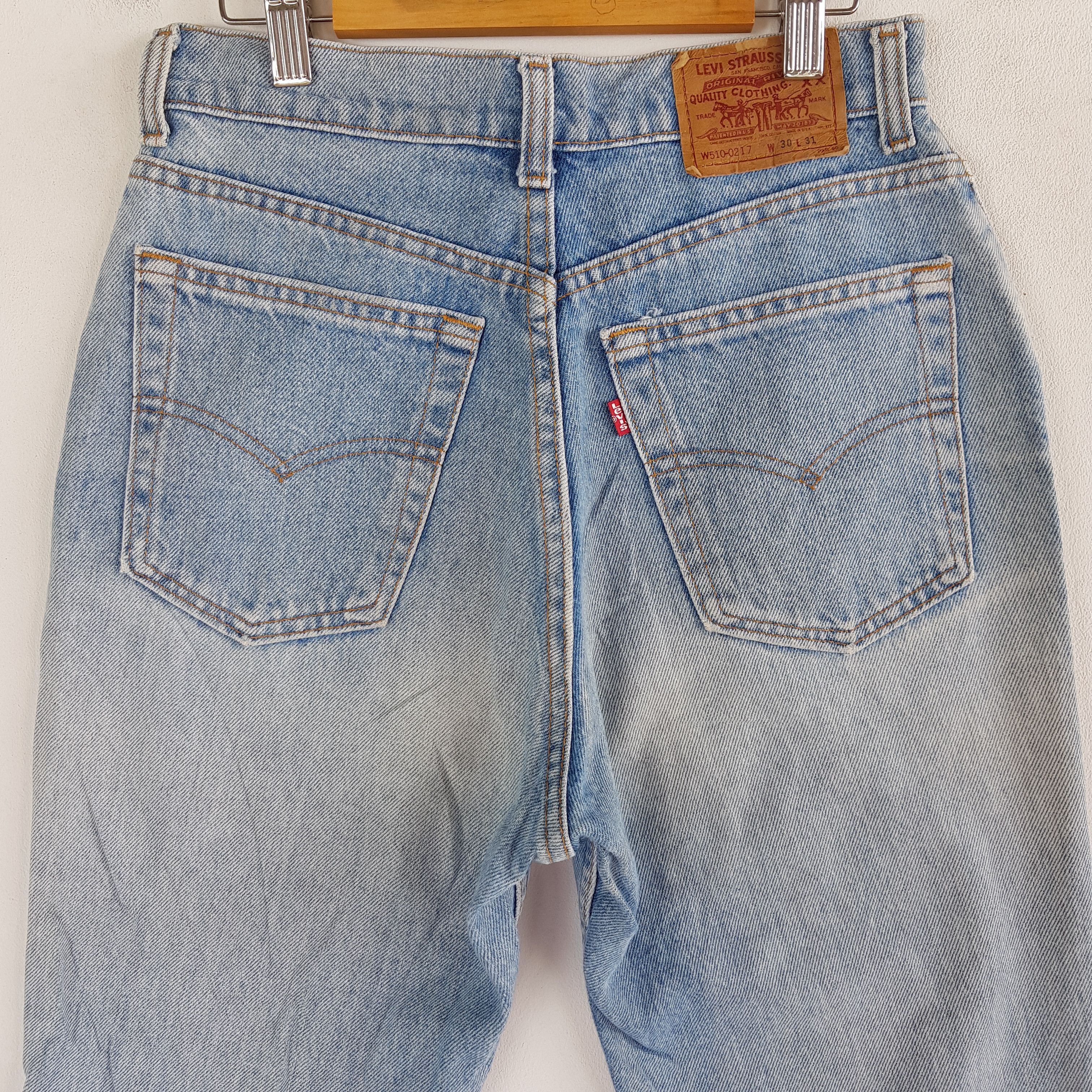Levi's Vintage Levi's Sun Faded Jeans Levis Light Wash Denim Size 26" / US 2 / IT 38 - 6 Thumbnail